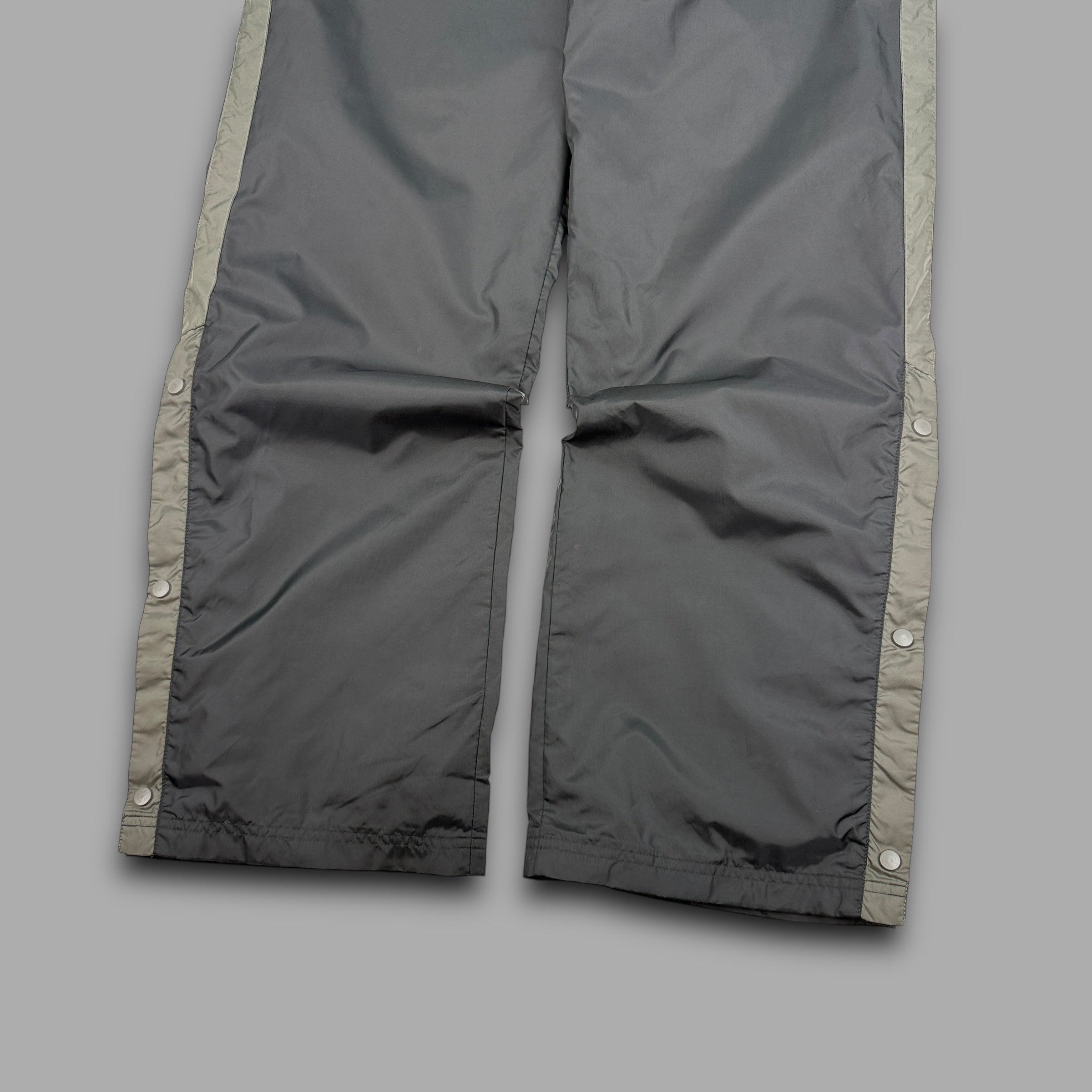 Nike 2000's baggy nylon popper track bottoms (L)