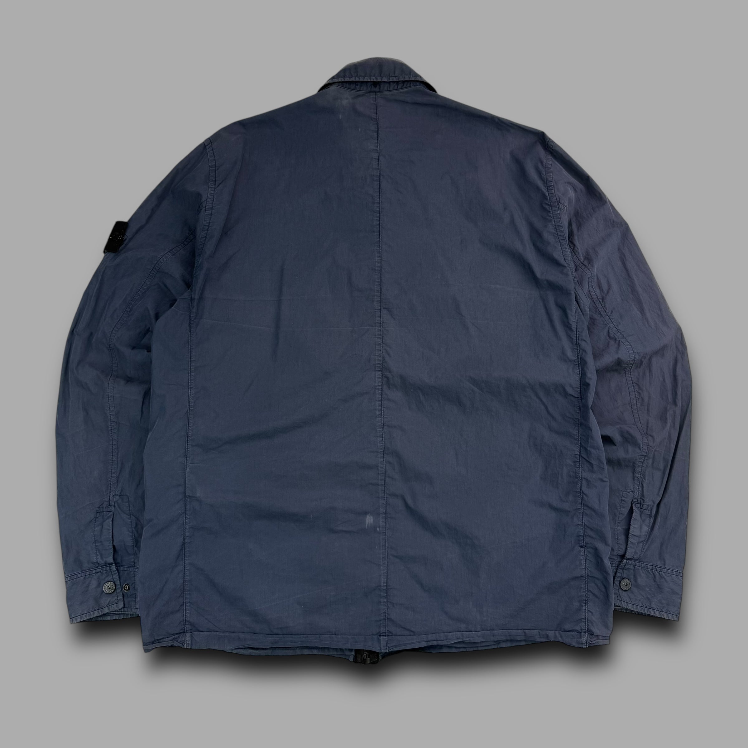 Stone island zip up overshirt (XXL)