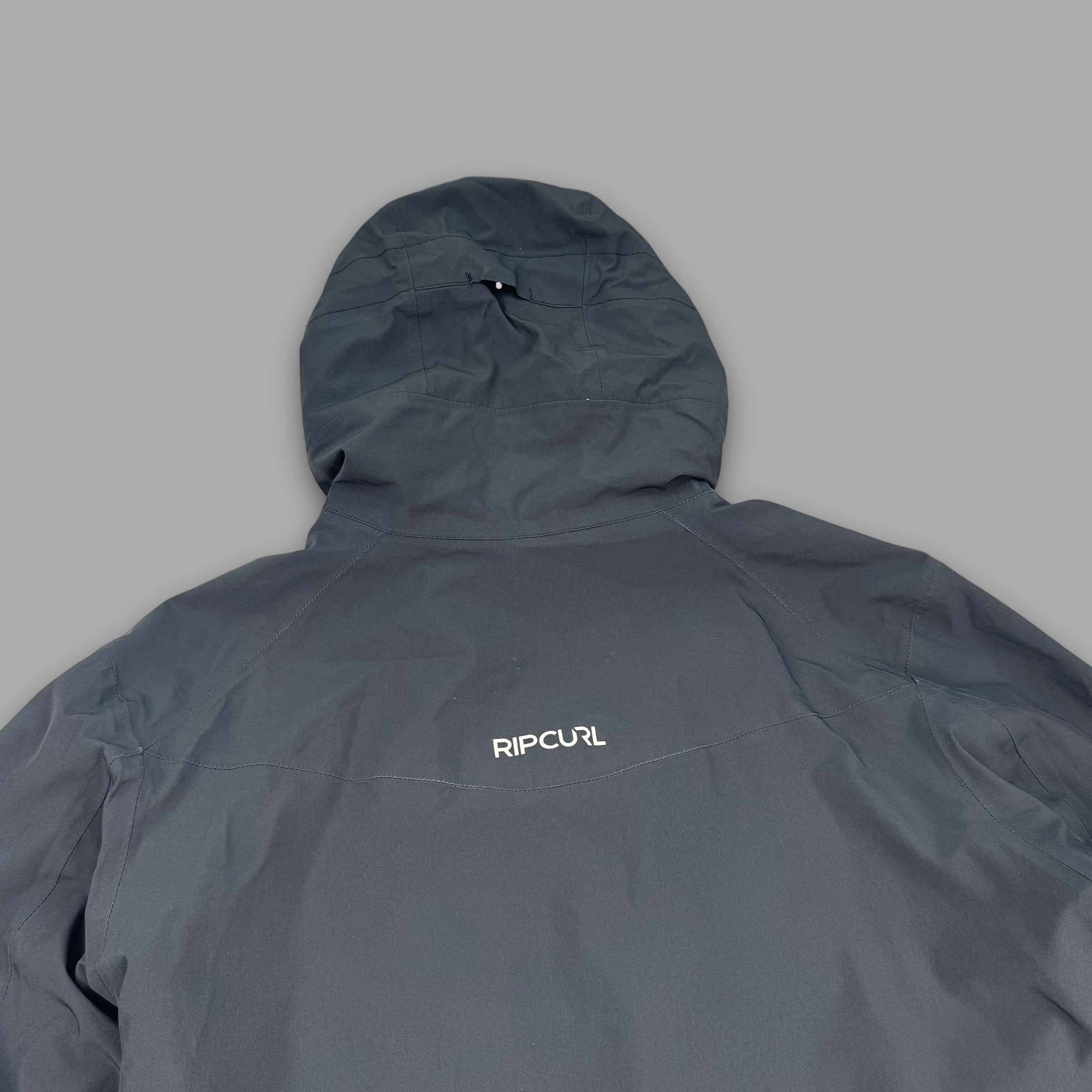 Ripcurl 2000's technical asymmetric dual zip softshell balaclava ski jacket (M-L)