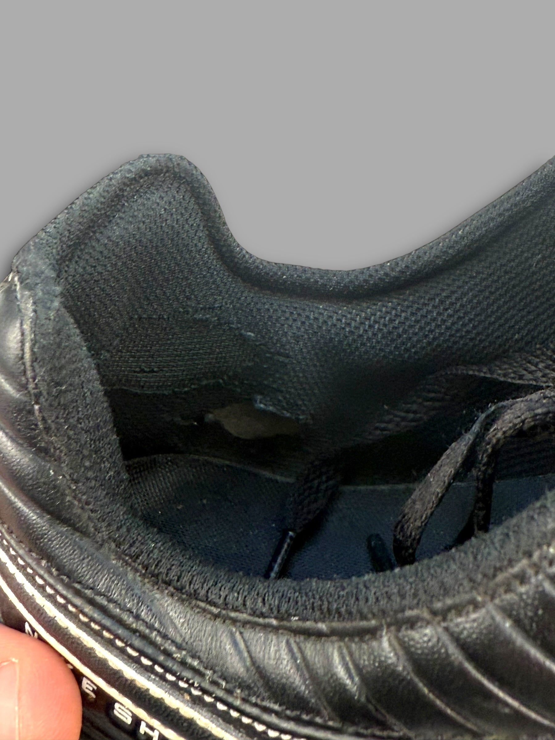 Nike shox turbo 13 'triple black' 2008 (UK9)
