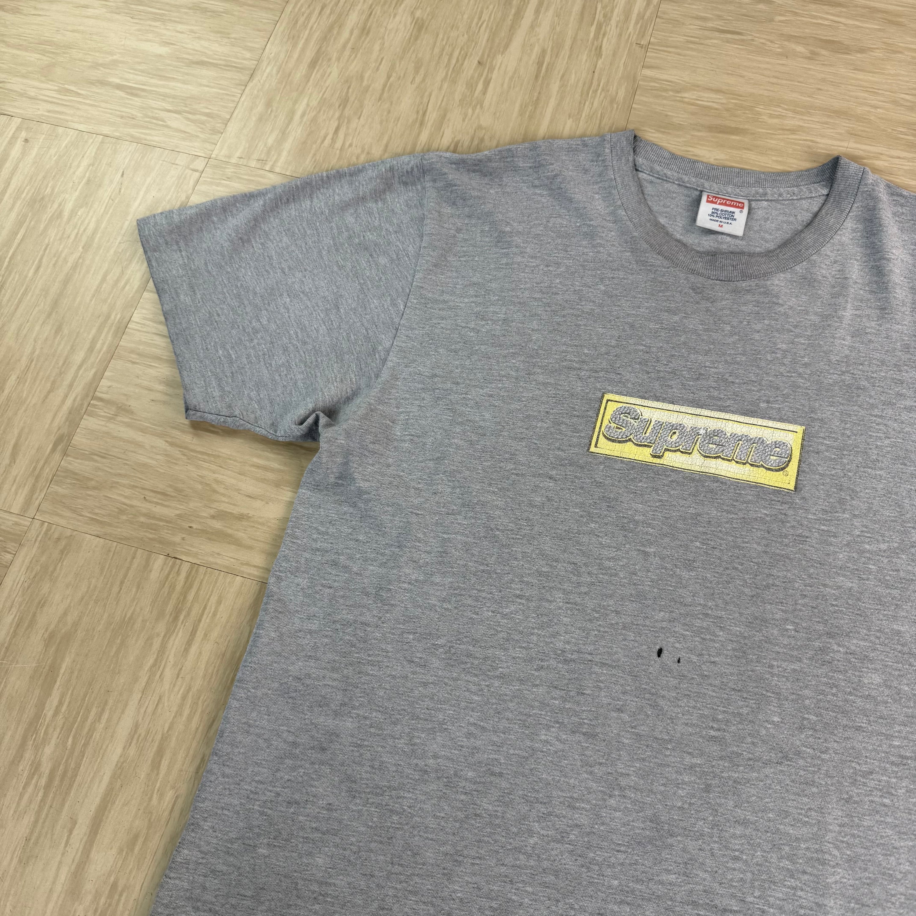 Supreme 2013 graphic bling box logo spellout tee (M)