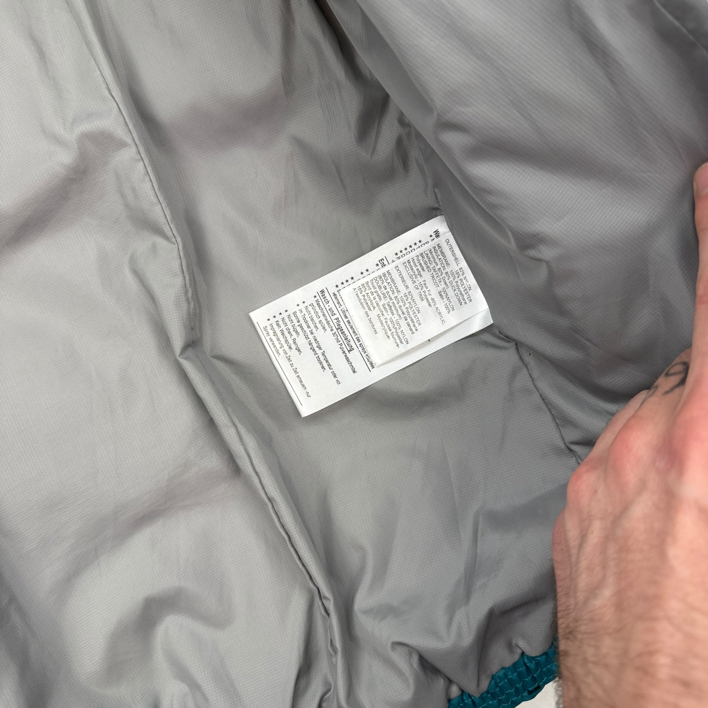The north face 2000's technical full-zip puffer jacket (M)