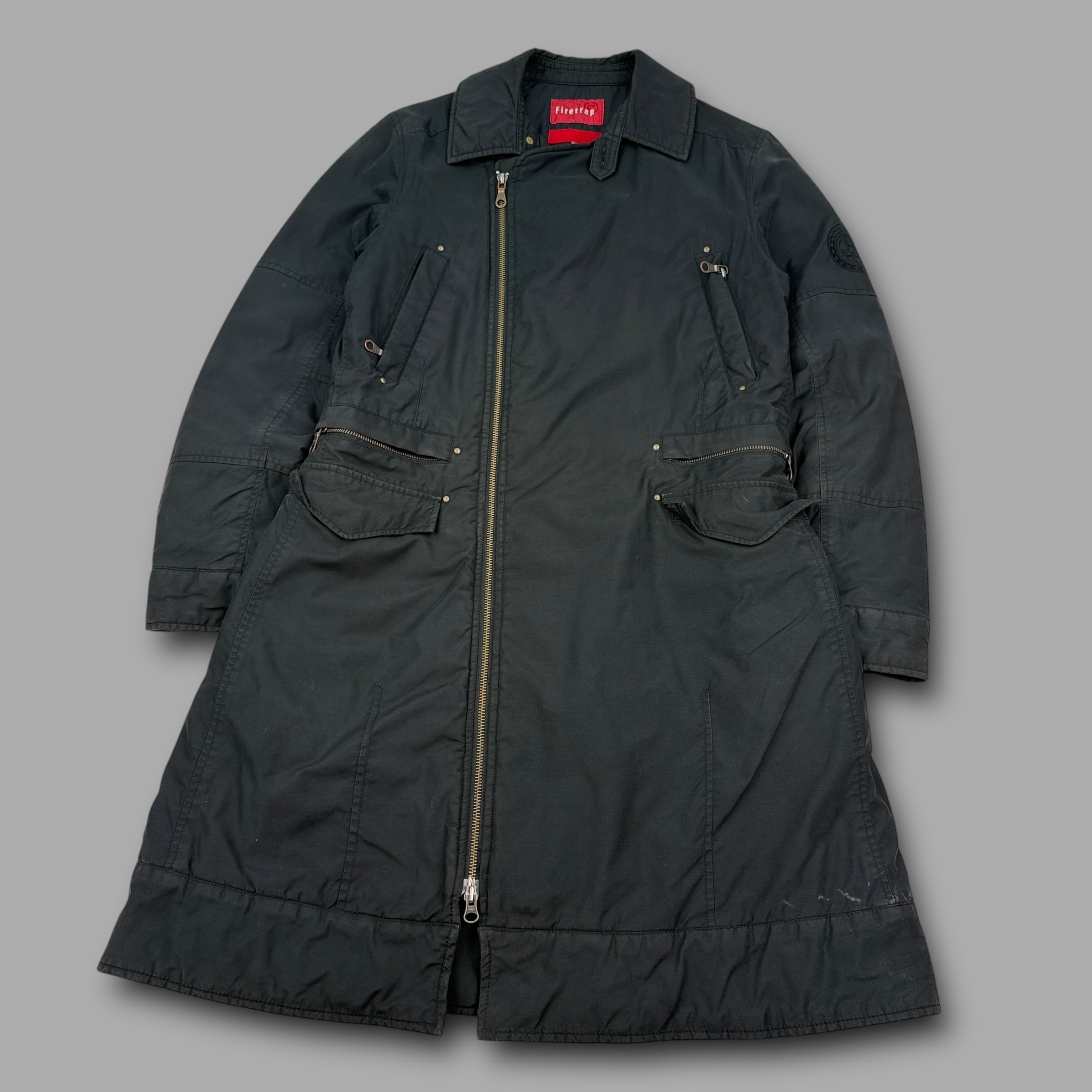 Firetrap 2000's technical asymmetrical zip coach jacket (M)