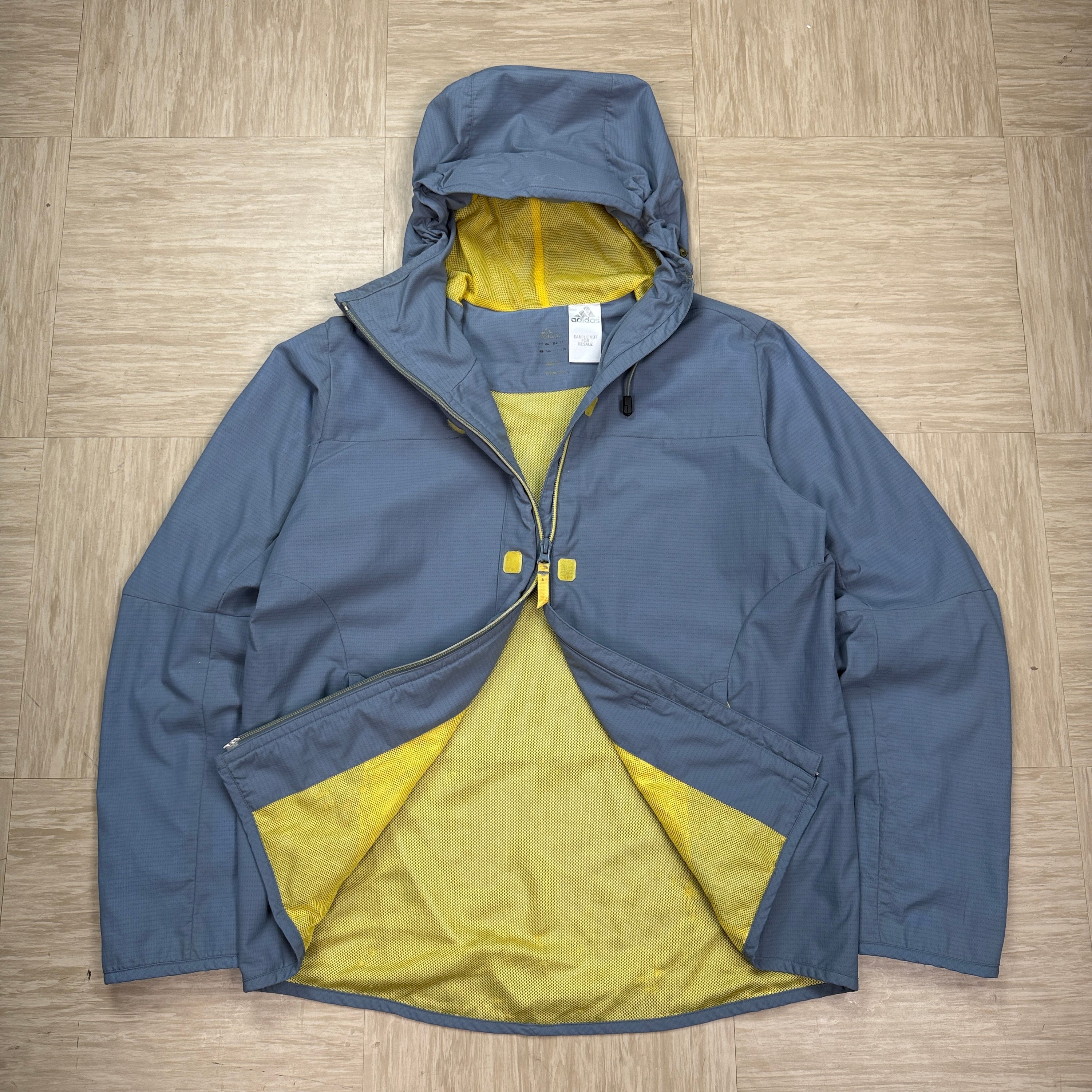 Adidas 2000's sample asymmetrical zip ninja jacket (S)