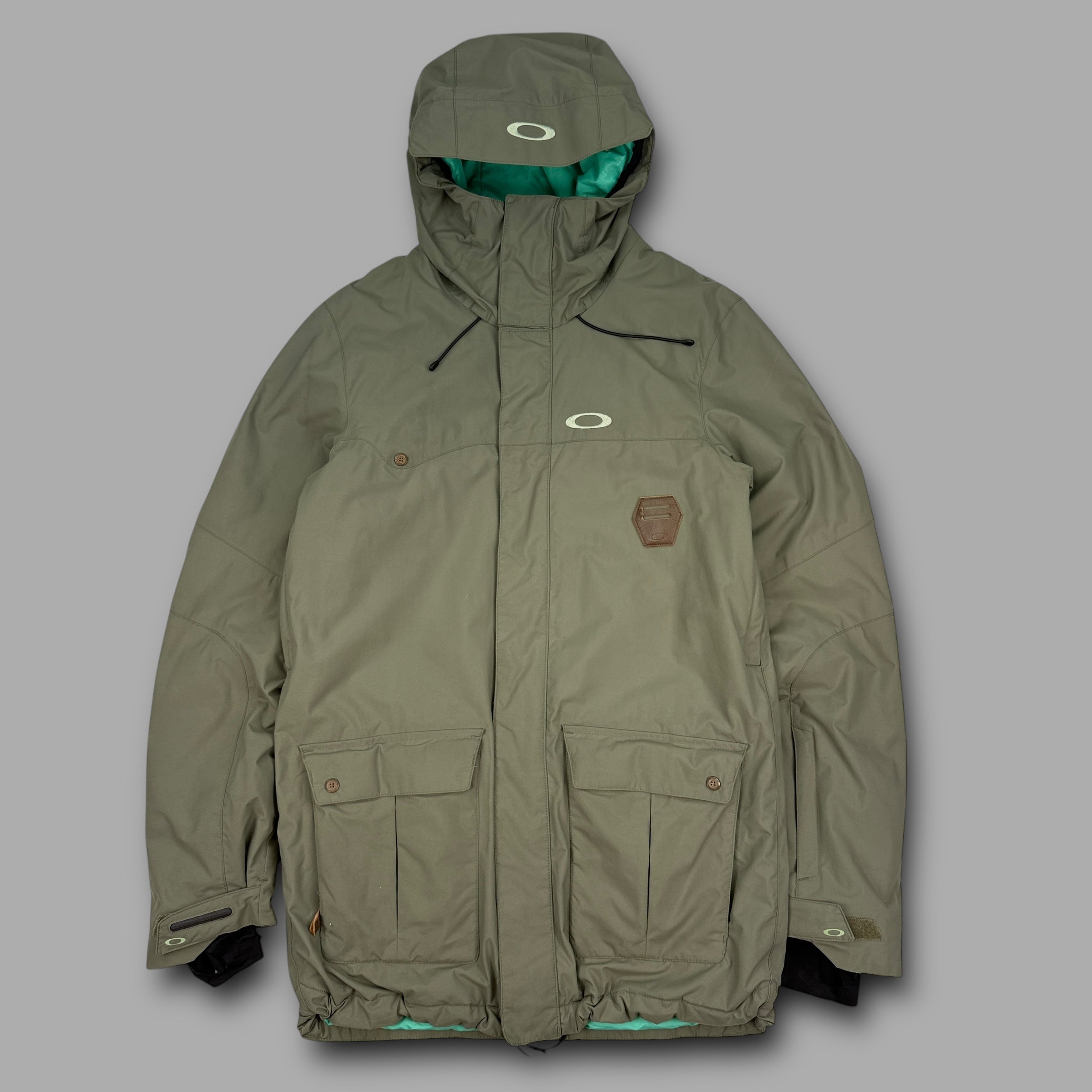 Oakley 2013 technical dual pocket vented snowboard jacket (S)