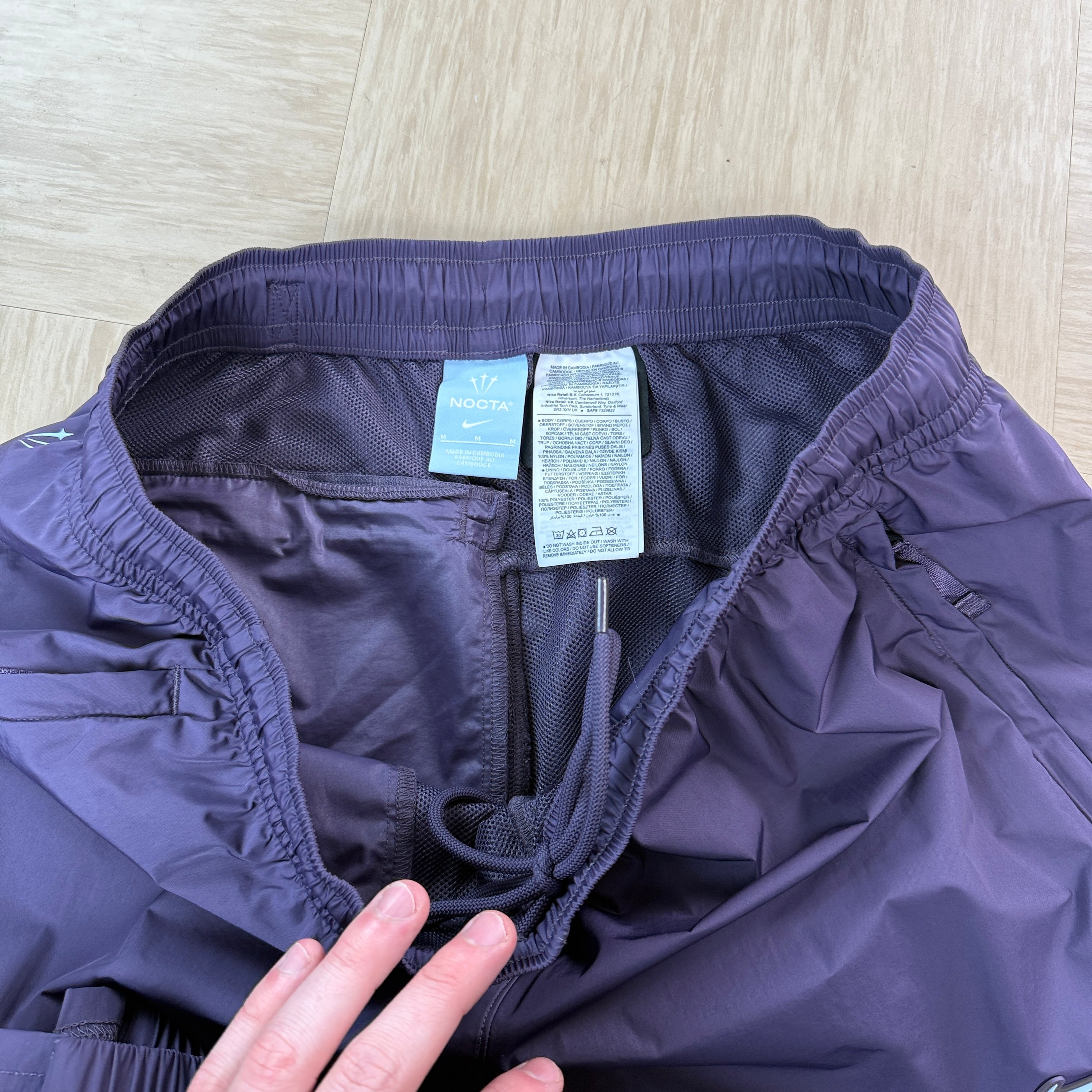 Nike x nocta North Star nylon track bottoms (M)