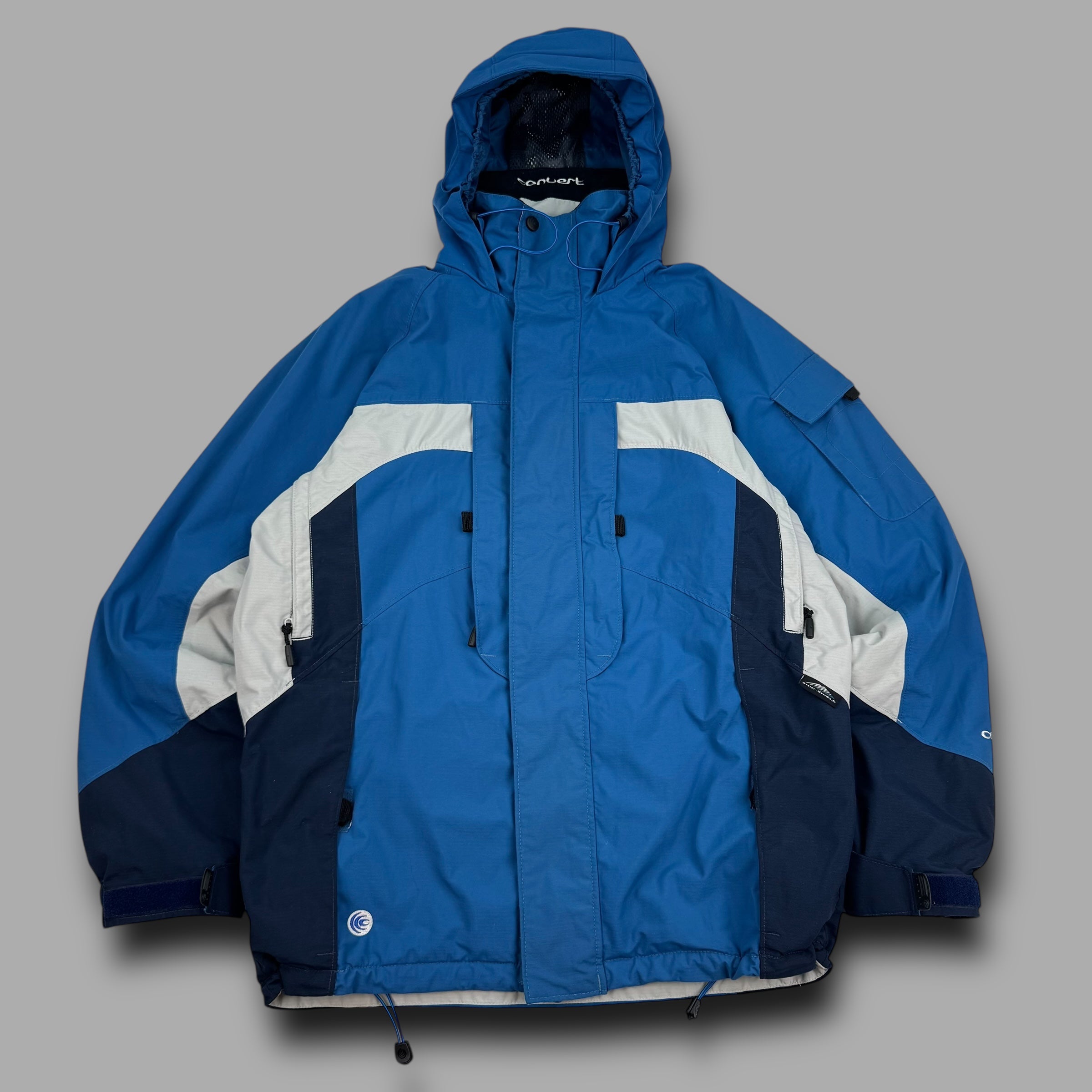 Columbia convert 2000's technical multi-pocket vented ski jacket (S)