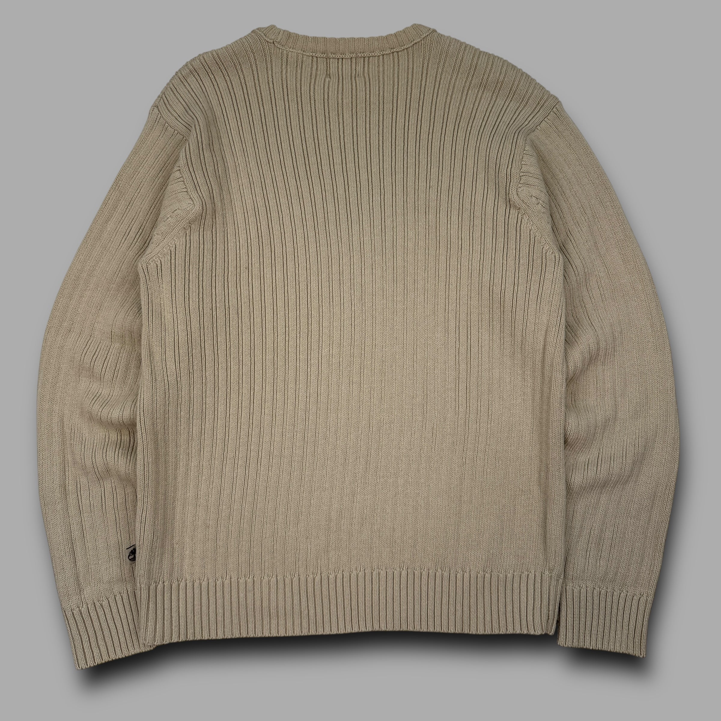 Timberland 2010 ribbed knit pullover sweatshirt (M)