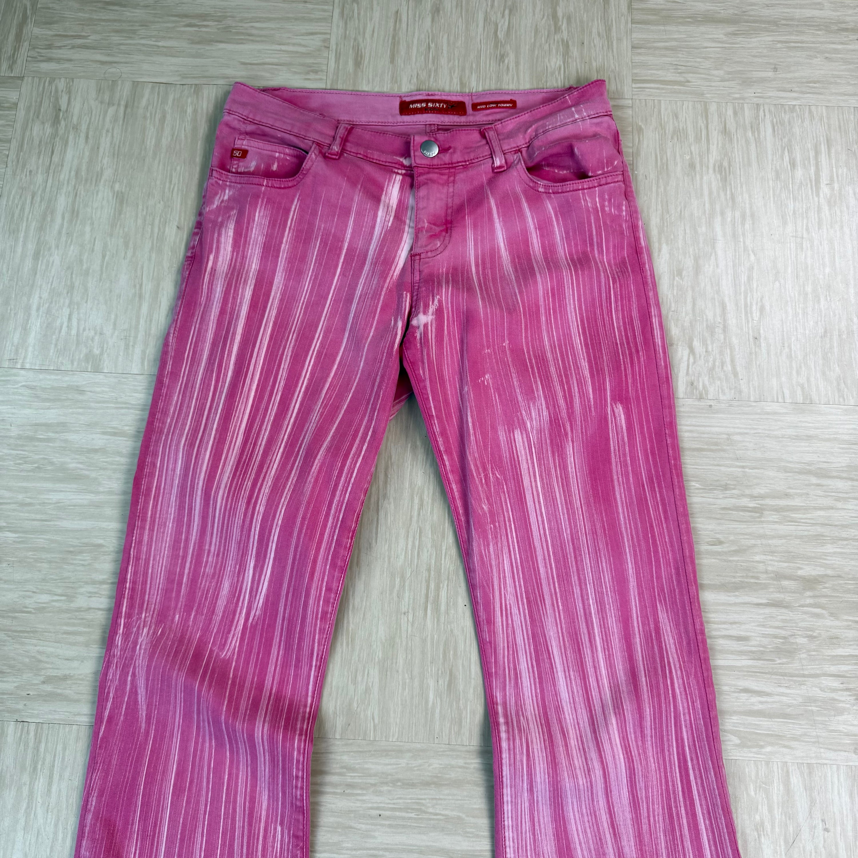 Miss sixty 2000's mid low tommy flared jeans (S)