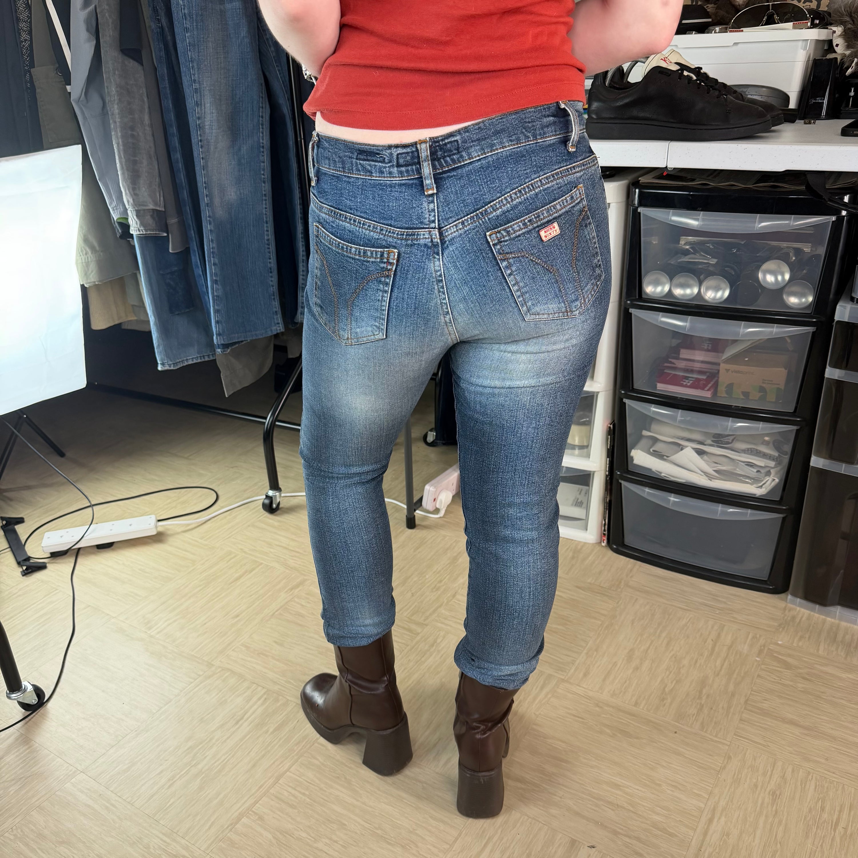 Miss sixty 2000's super tommy denim straight leg jeans (M)