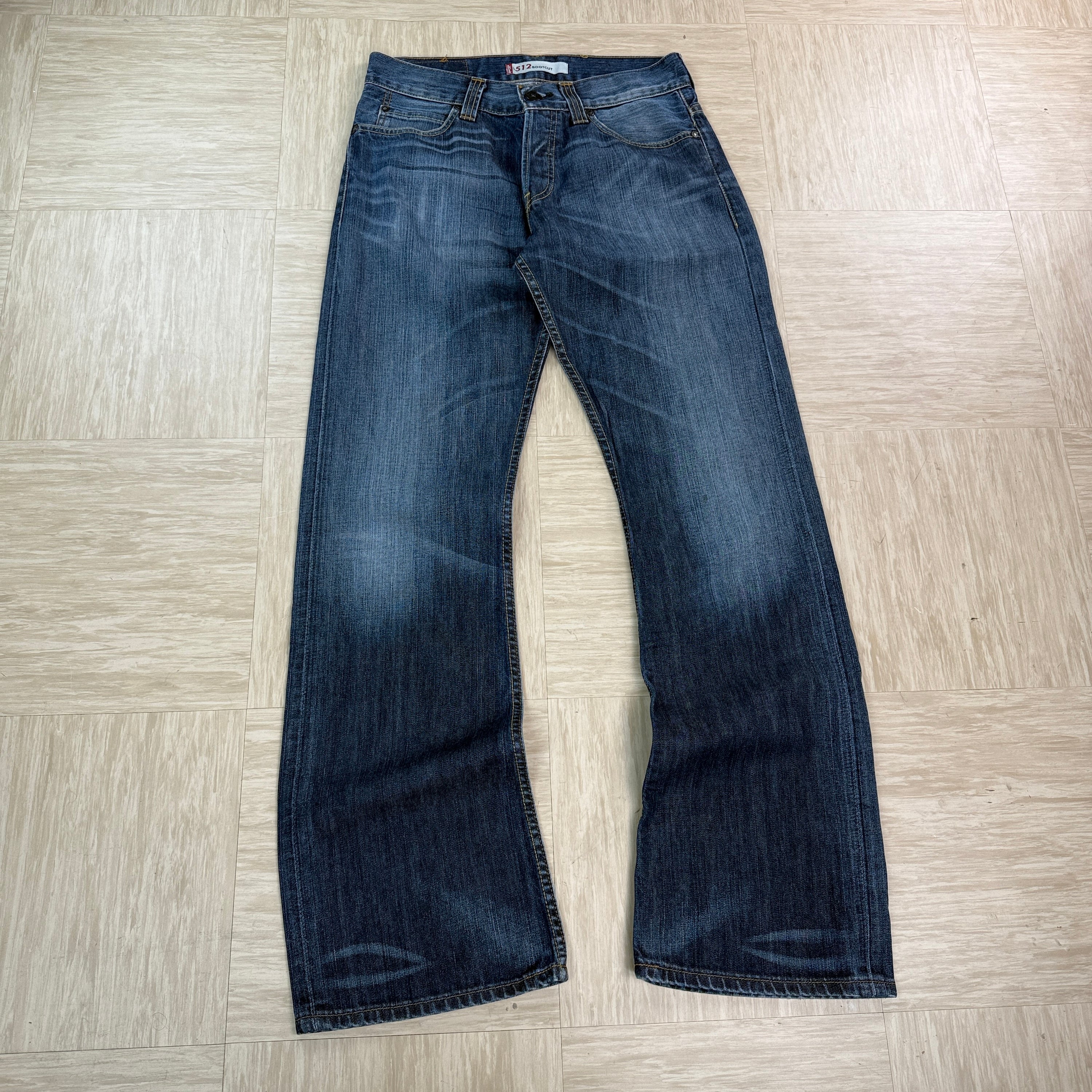 Levi's 512 2000's relaxed fit denim bootcut jeans (S)