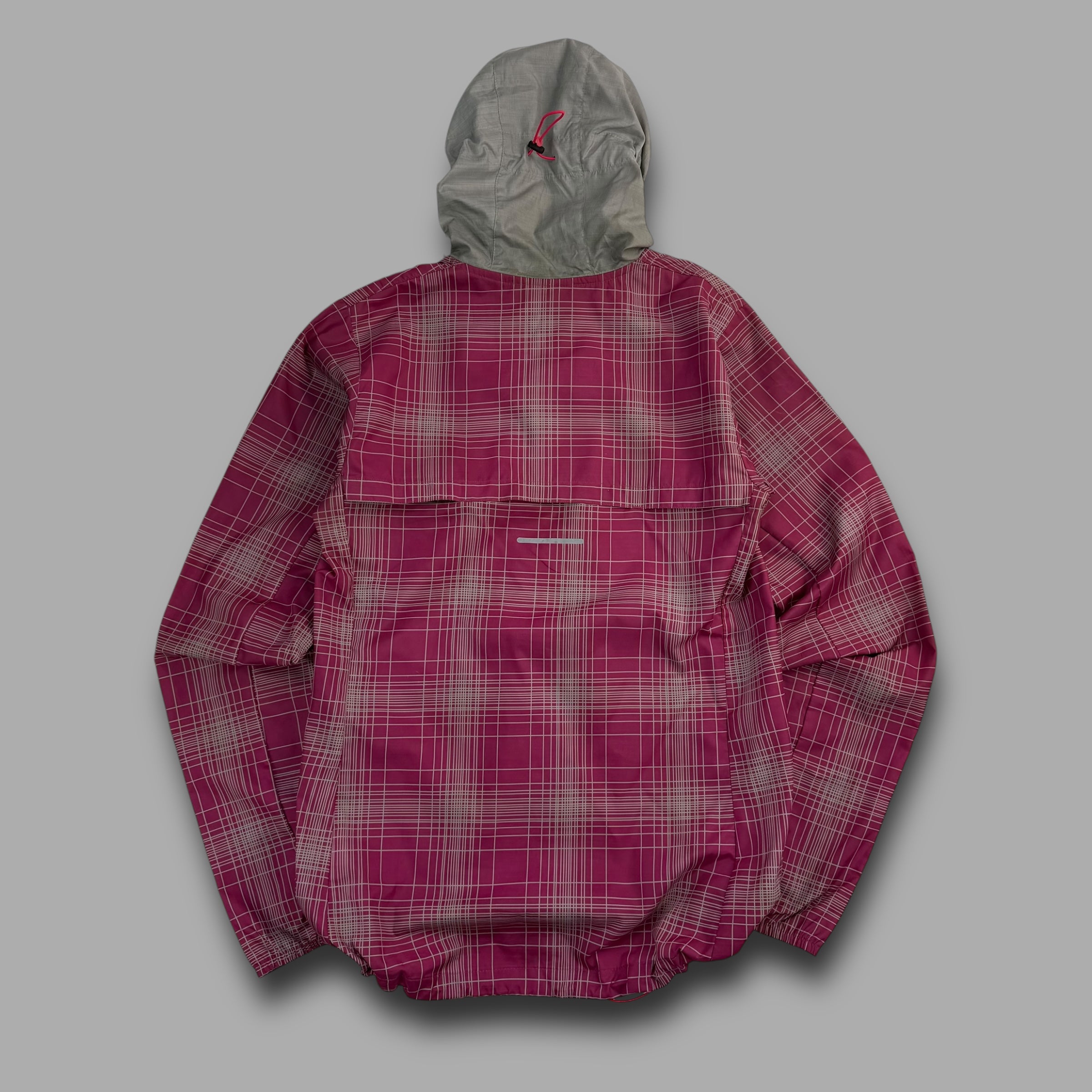 Nike 2000's lightweight plaid technical running jacket (S)