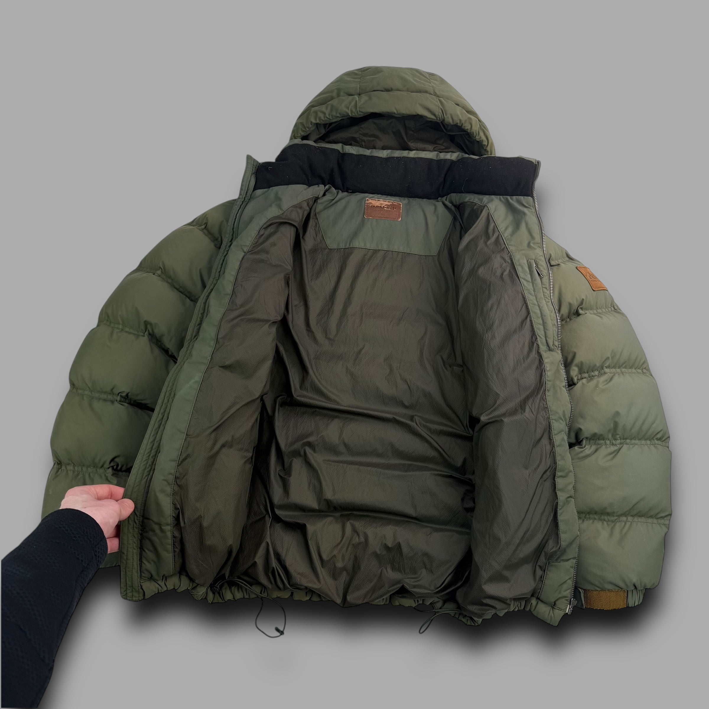 Montbell 2000's technical down-filled puffer jacket (M)