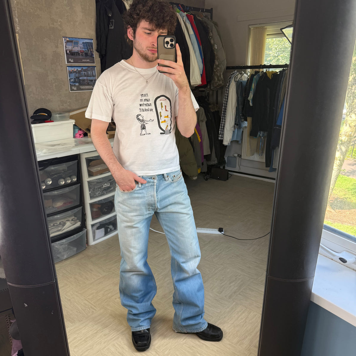 Diesel 2000's ravix relaxed bootcut light denim jeans (S)