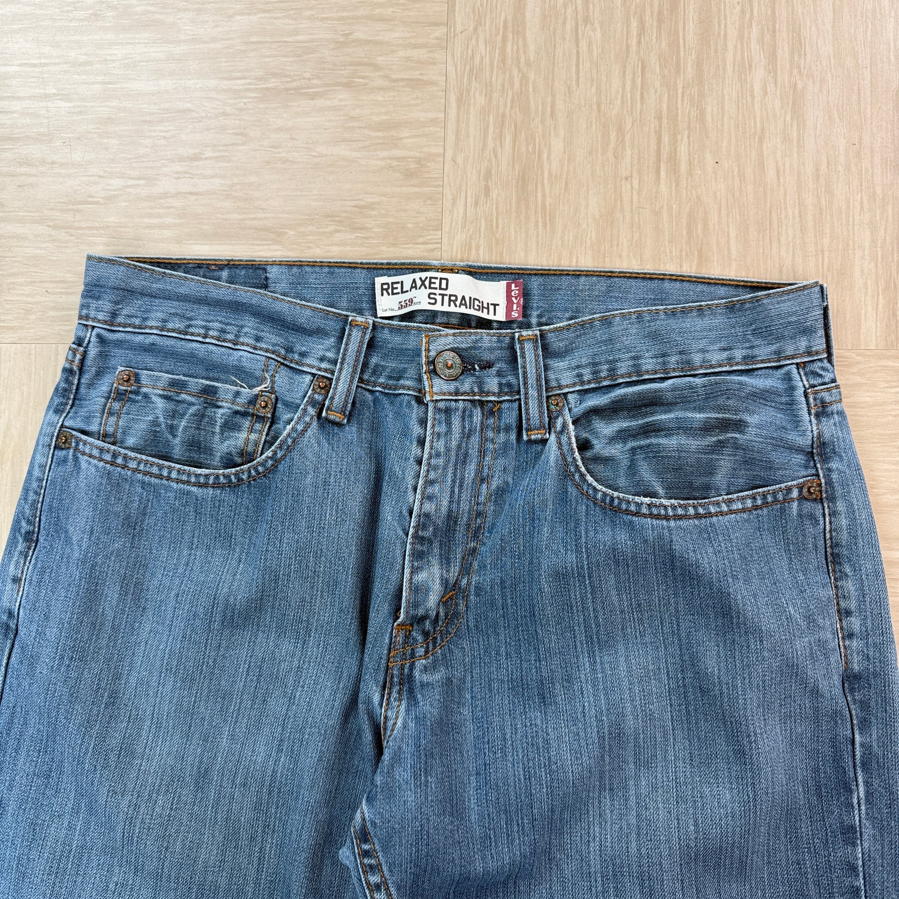 Levi's 559 2000's relaxed straight fit denim jeans (S)