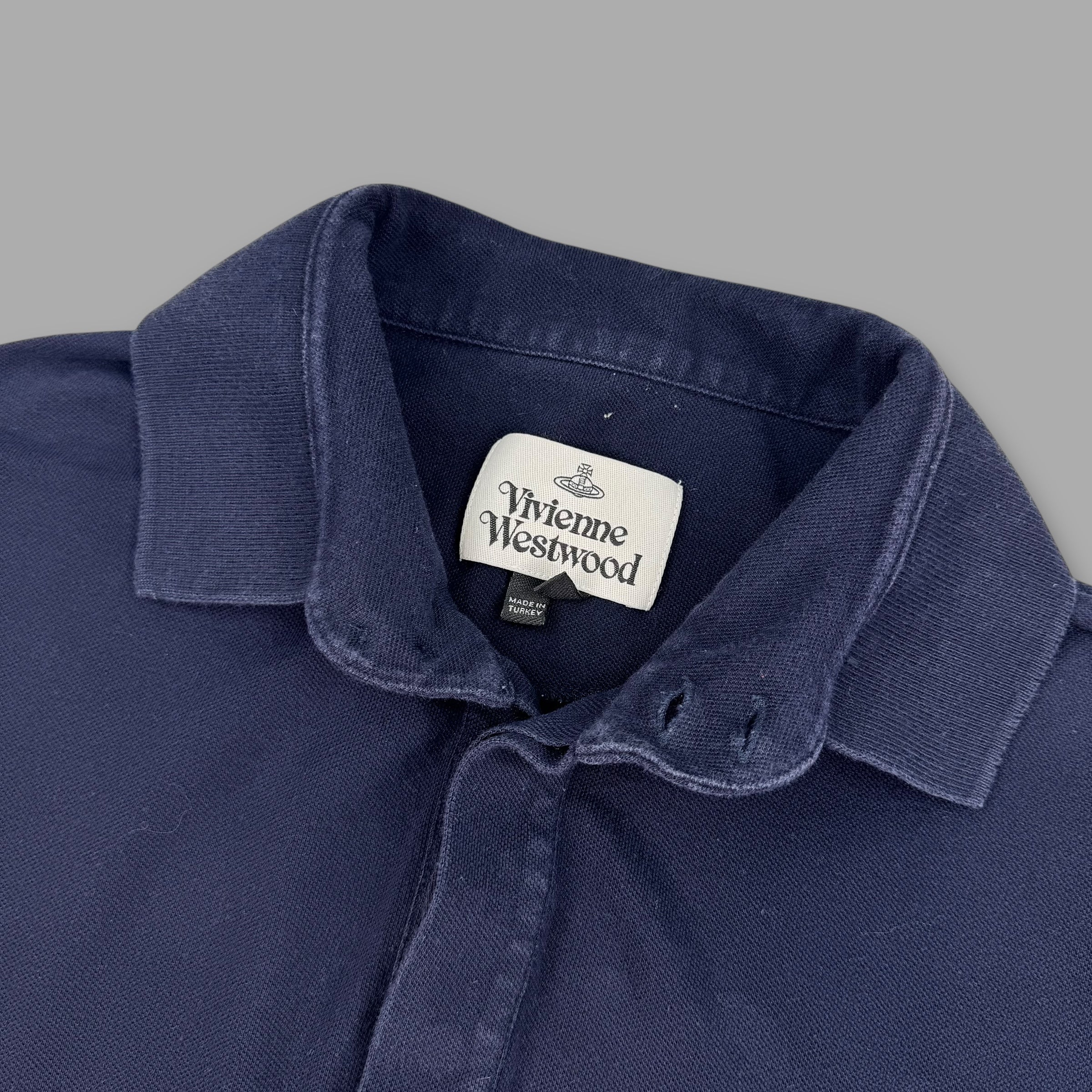 Vivienne Westwood 2000's embroidered polo shirt (L)