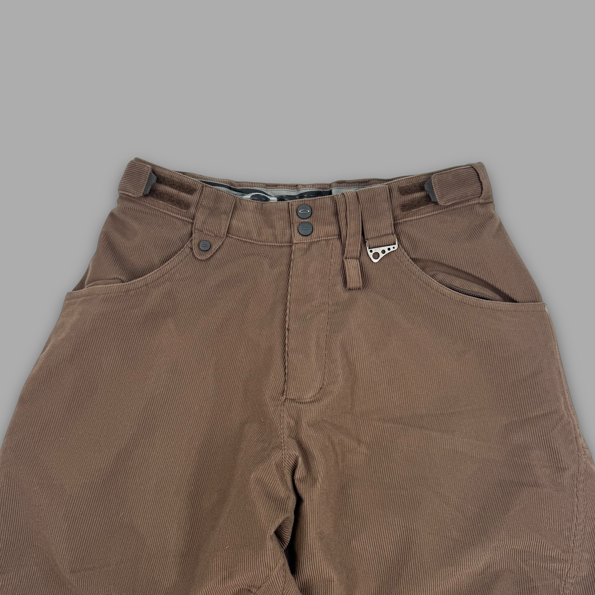 Oakley hydro fuel 2000's technical corduroy baggy vented ski sallopettes (S-M)