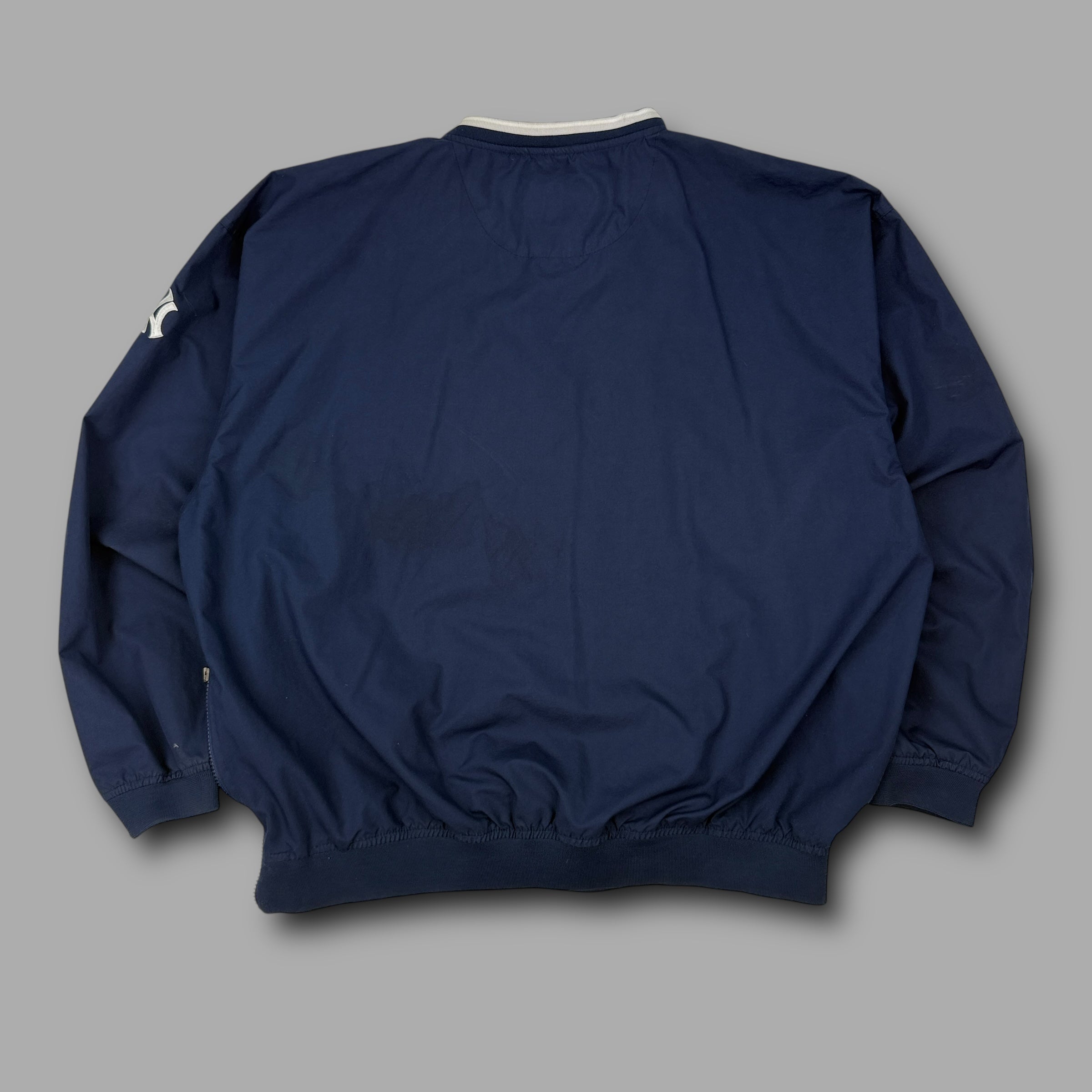 Nike new york yankees 2000's centre swoosh pullover track jacket (XL)