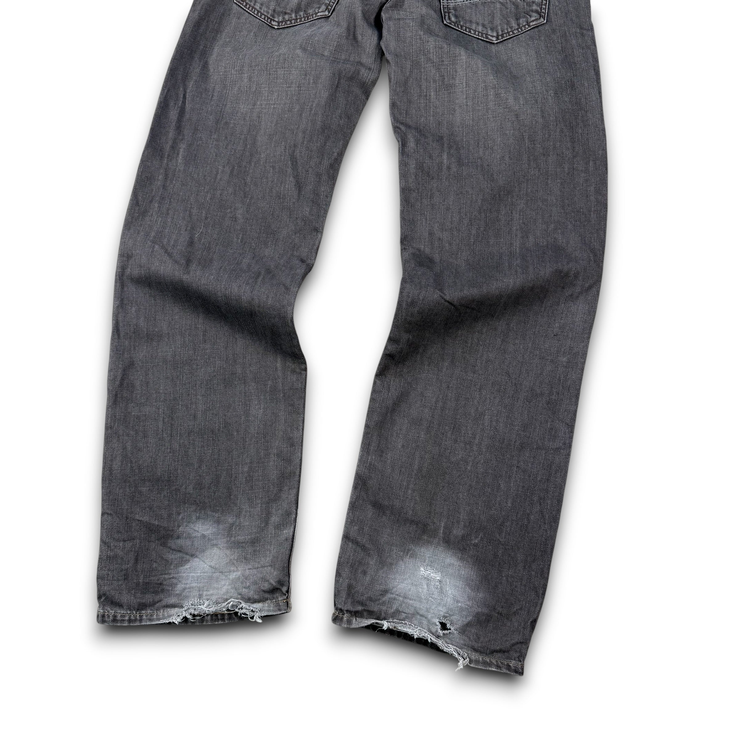 Timberland 2000's distressed bootcut denim jeans (L)