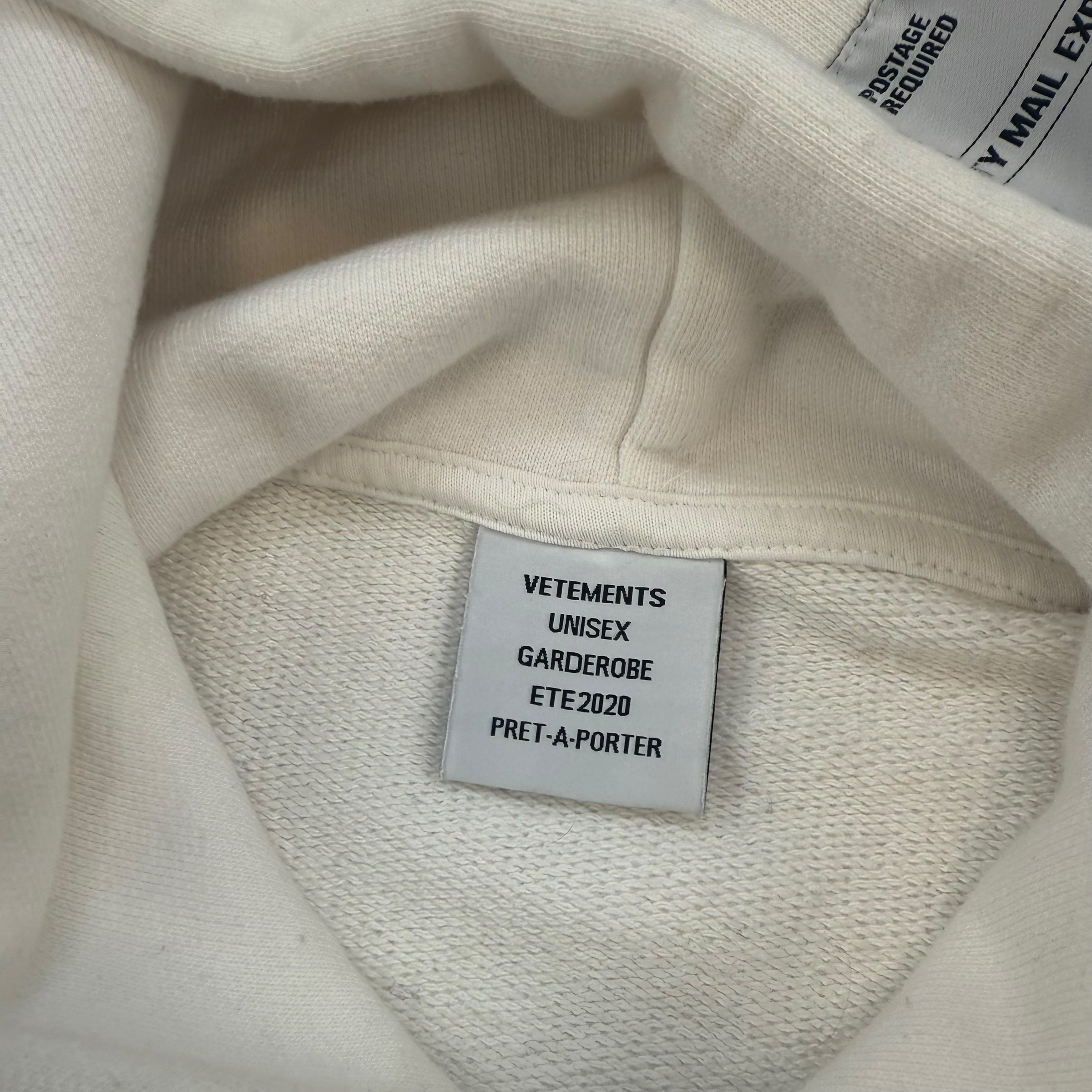 Vetements postage hoodie (L)