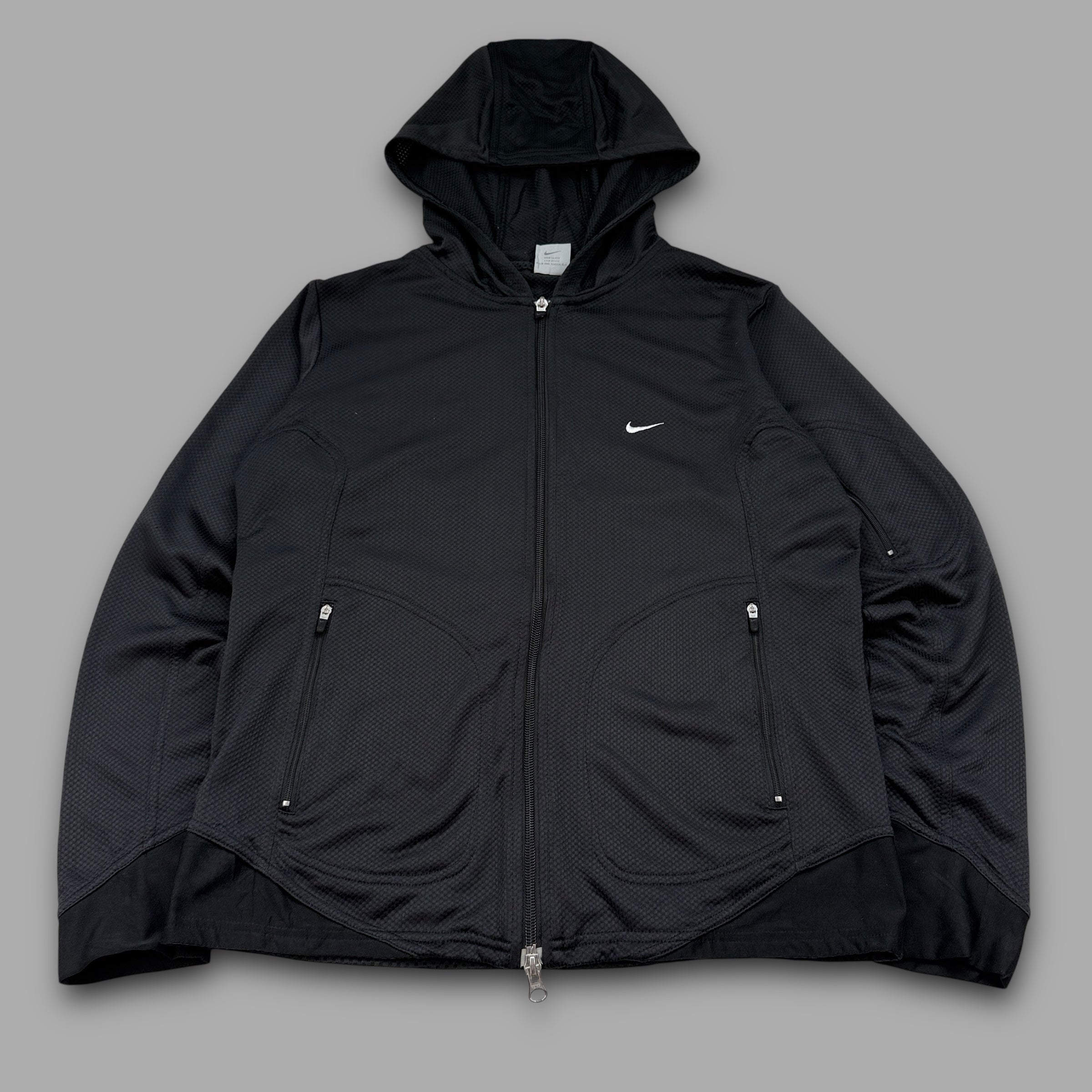 Nike sphere 2000's technical lightweight mesh running track jacket (S)