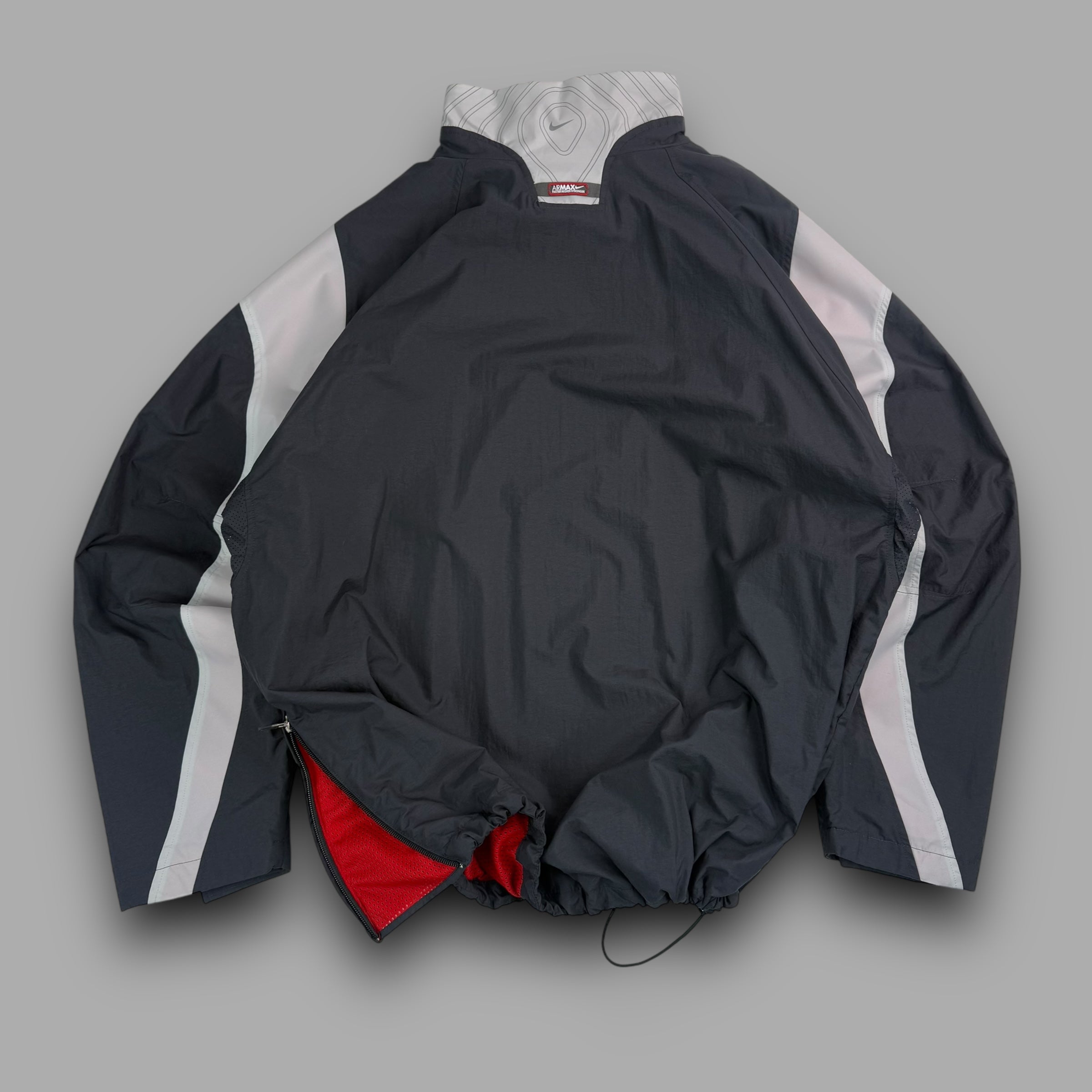Nike 2000’s airmax technical dual-zip pullover track jacket (XL)