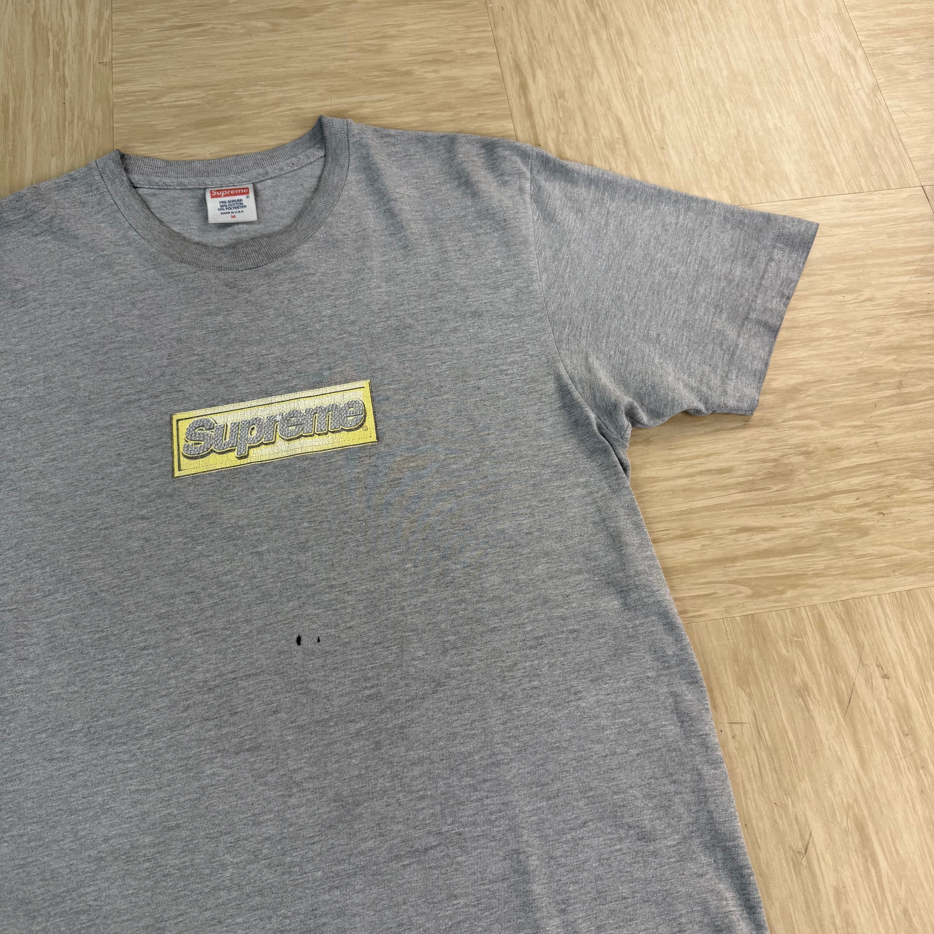 Supreme 2013 graphic bling box logo spellout tee (M)