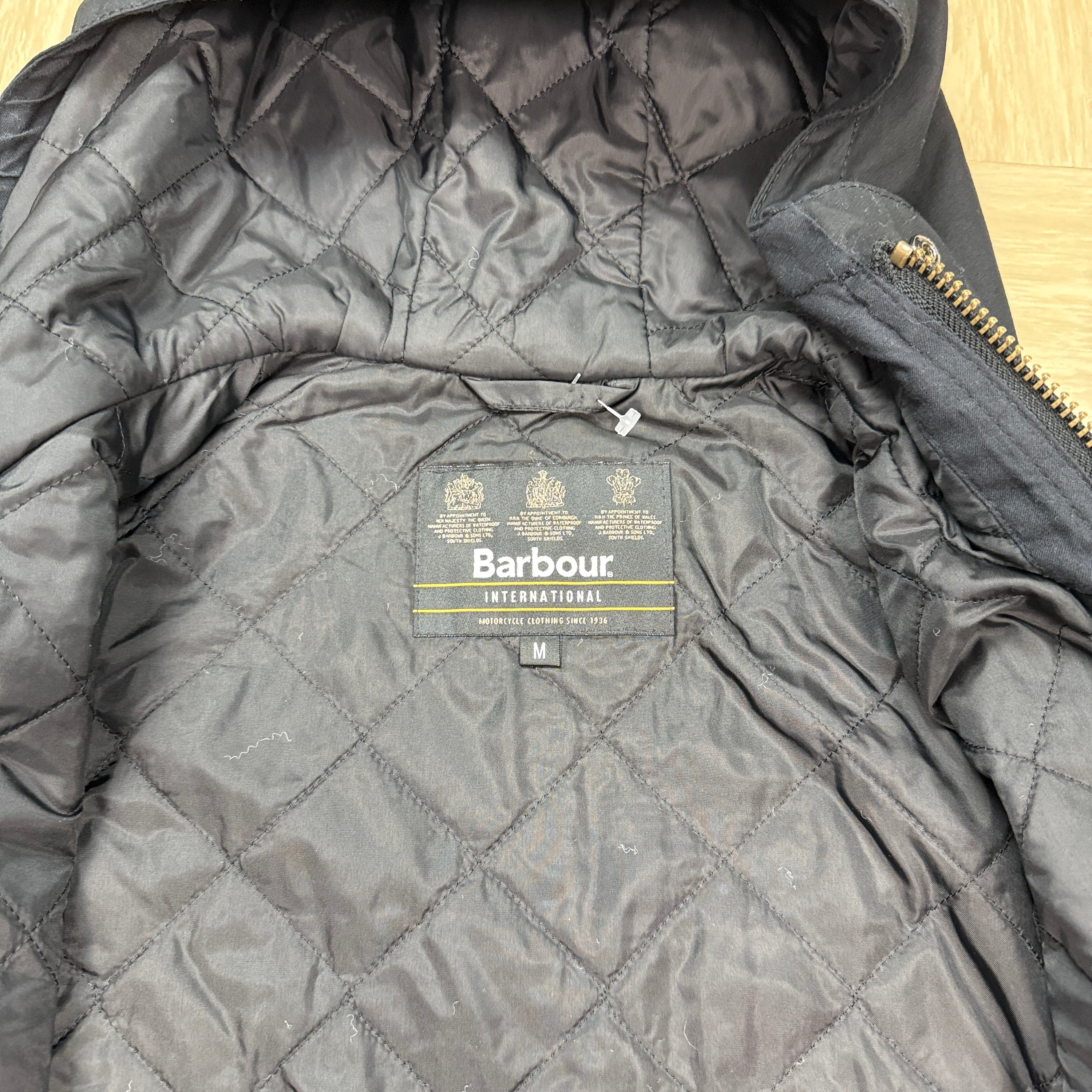 Barbour 2000's technical multi-pocket ninja hood parka jacket (M)
