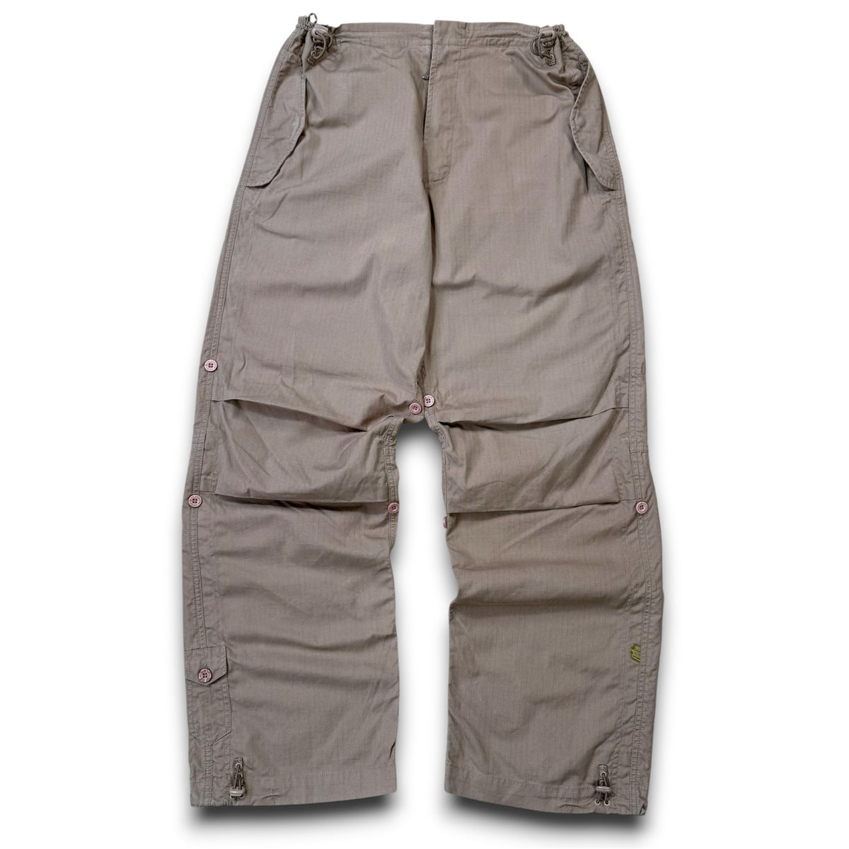 Maharishi 2000's technical cotton ripstop baggy trousers (S)