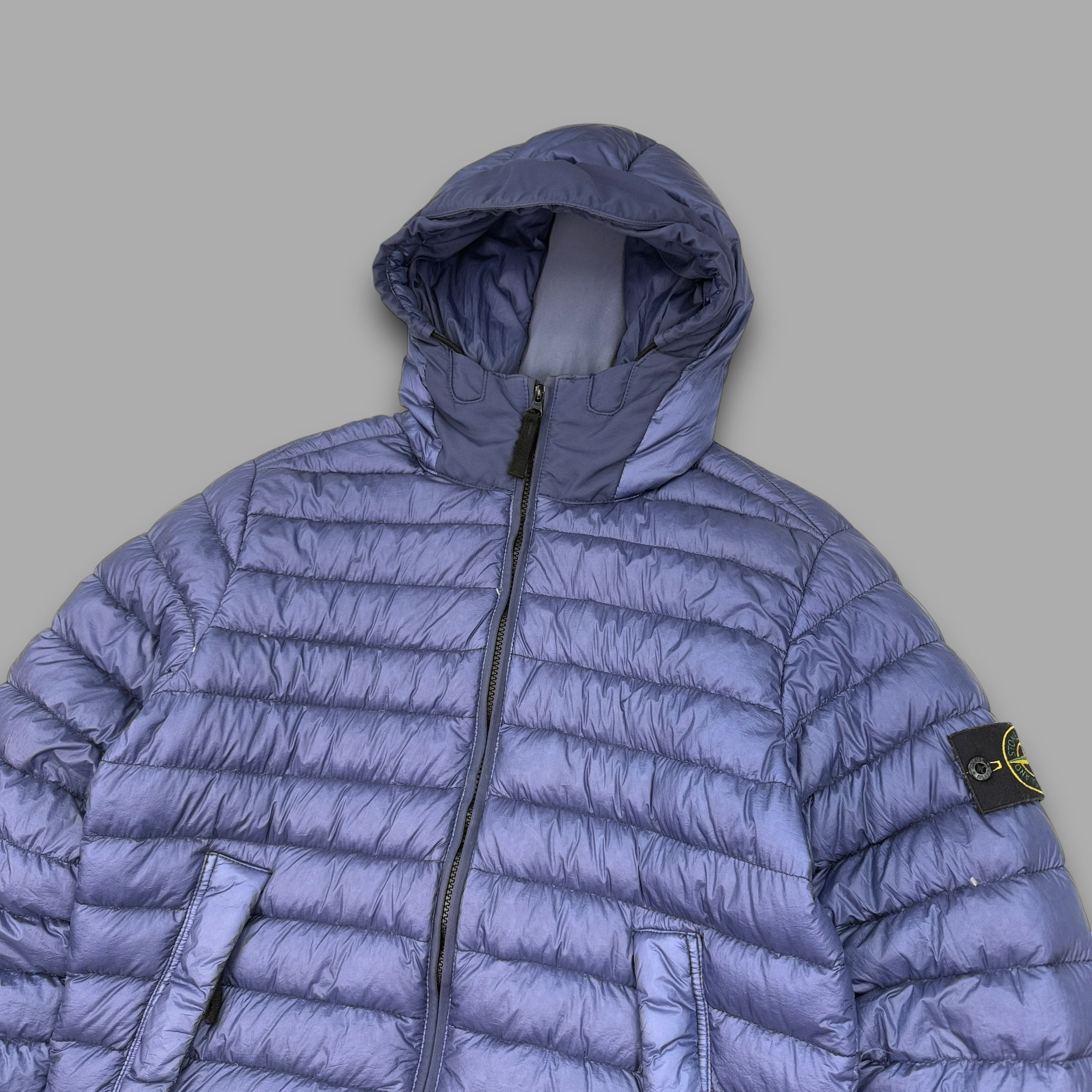 Stone island garment dyed downfilled puffer jacket (M)