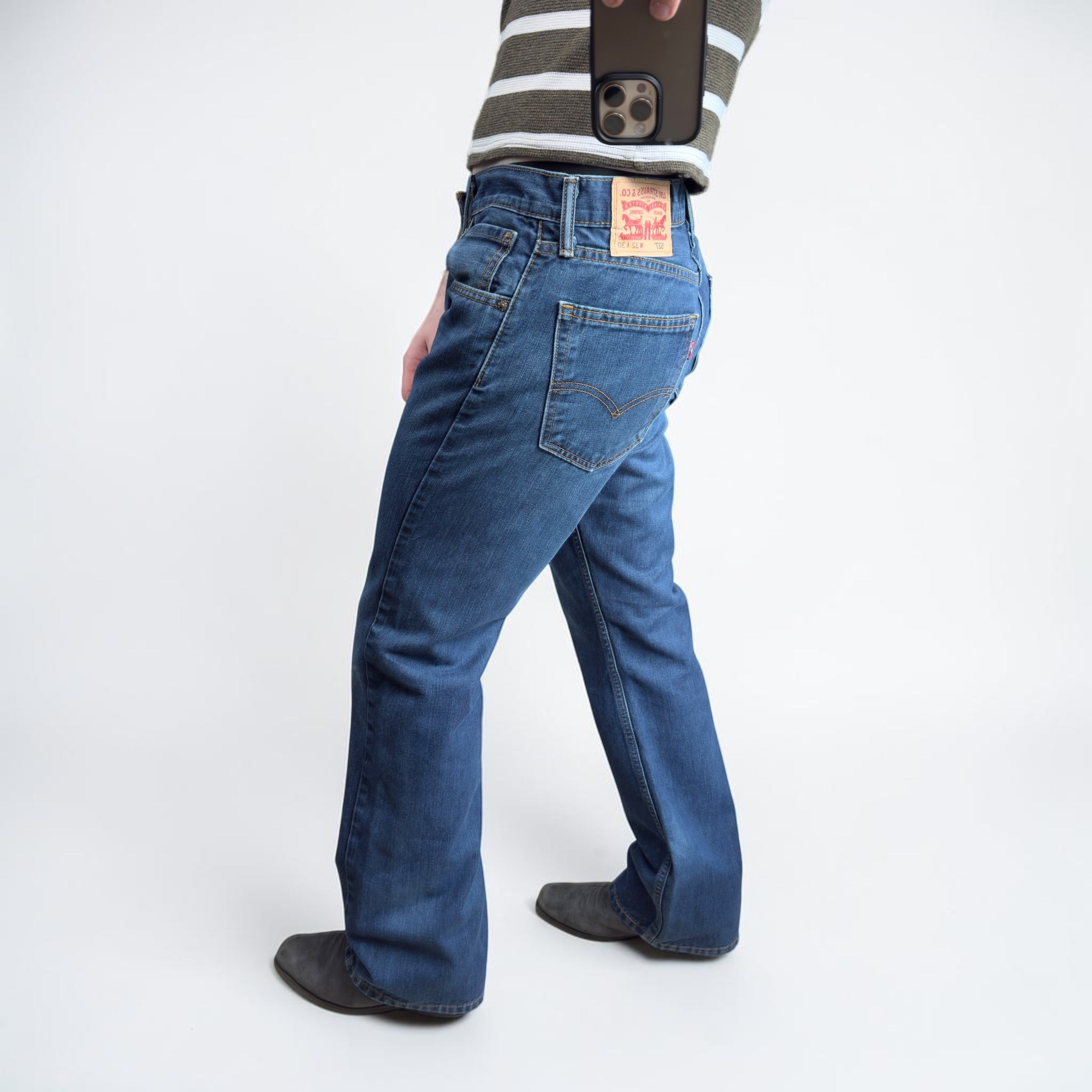 Levi's 527 2000's relaxed denim 4181 bootcut jeans (S)