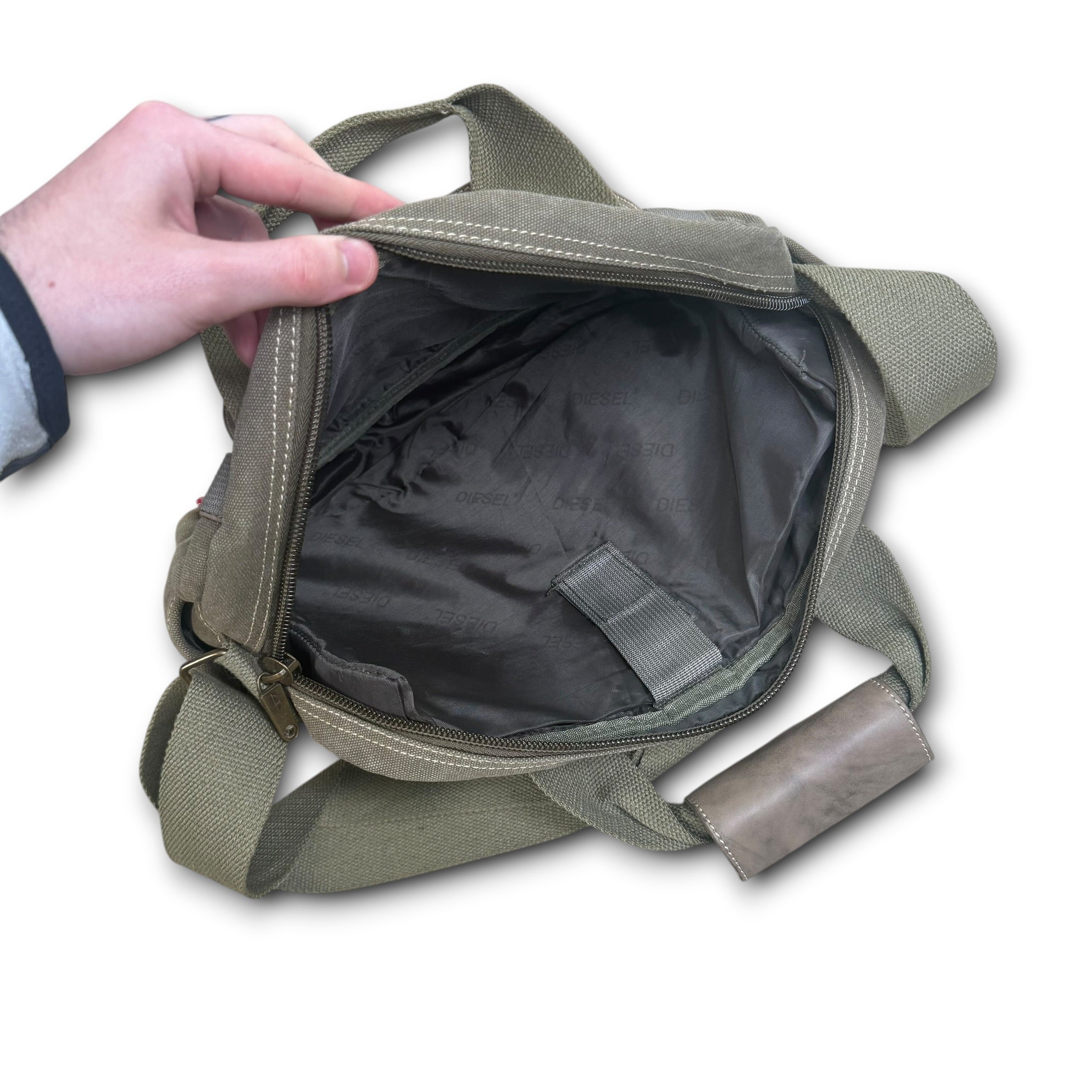 Diesel spare parts 2000's technical messenger / shoulder bag (OS)