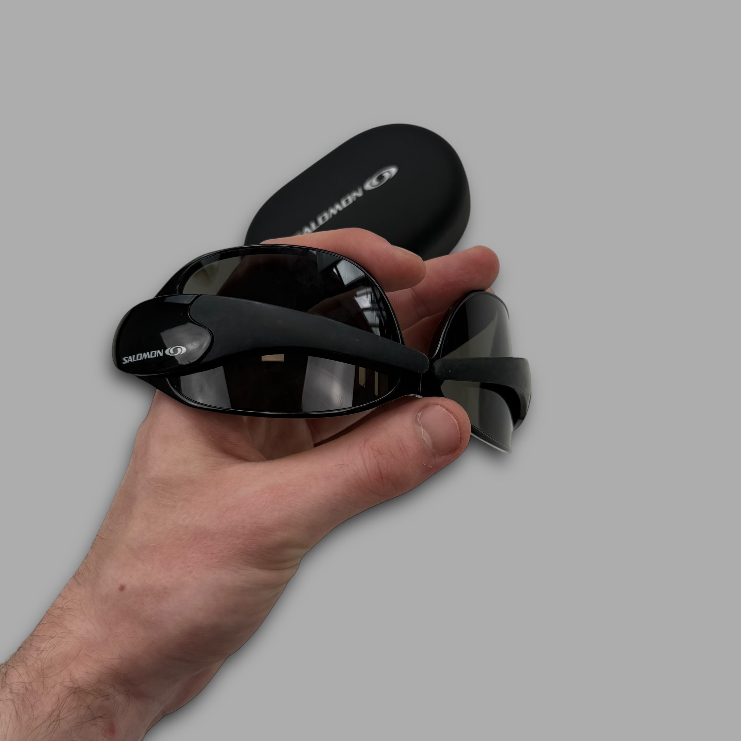 Salomon 1990's convertible bubble wrap around sunglasses (OS)