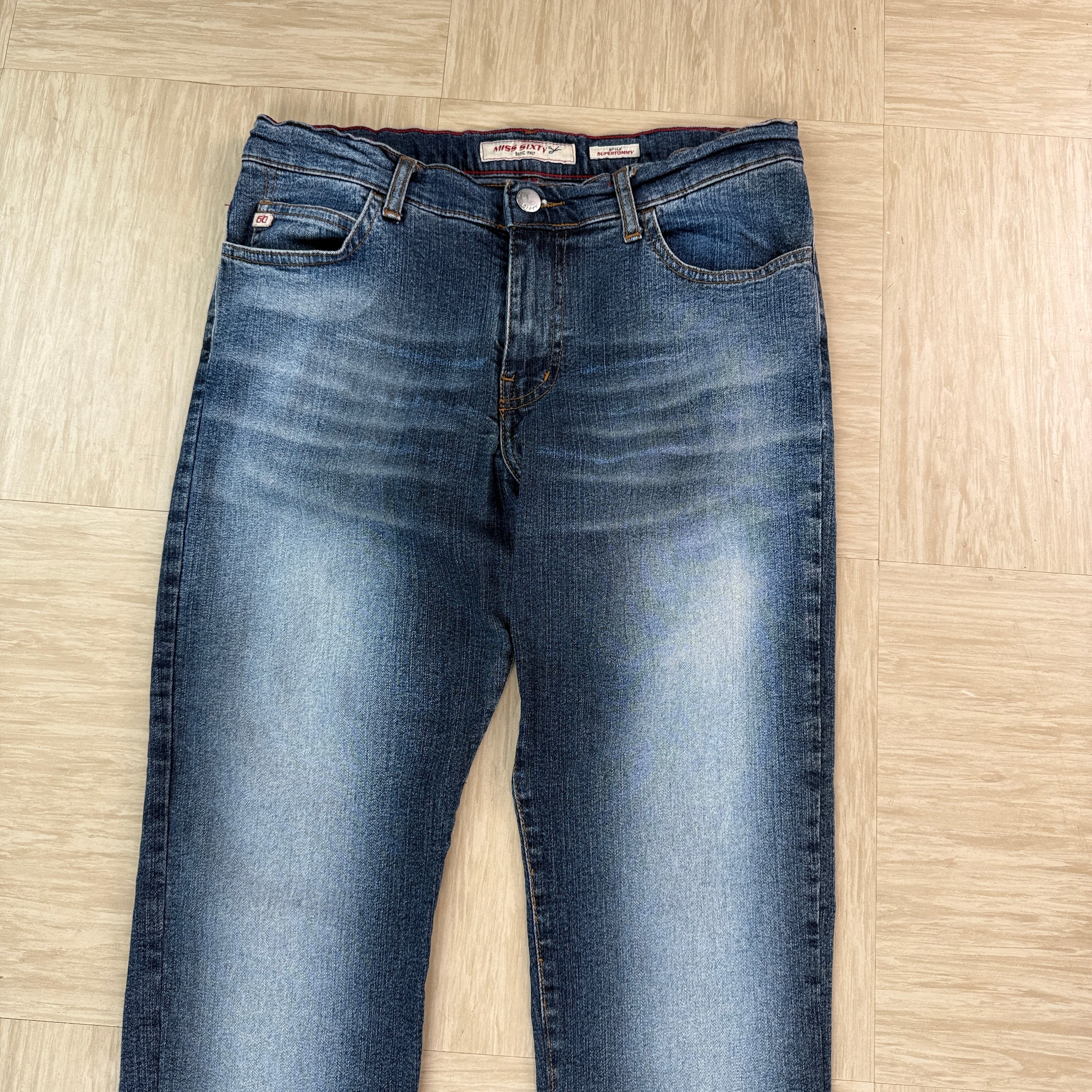 Miss sixty 2000's super tommy denim straight leg jeans (M)