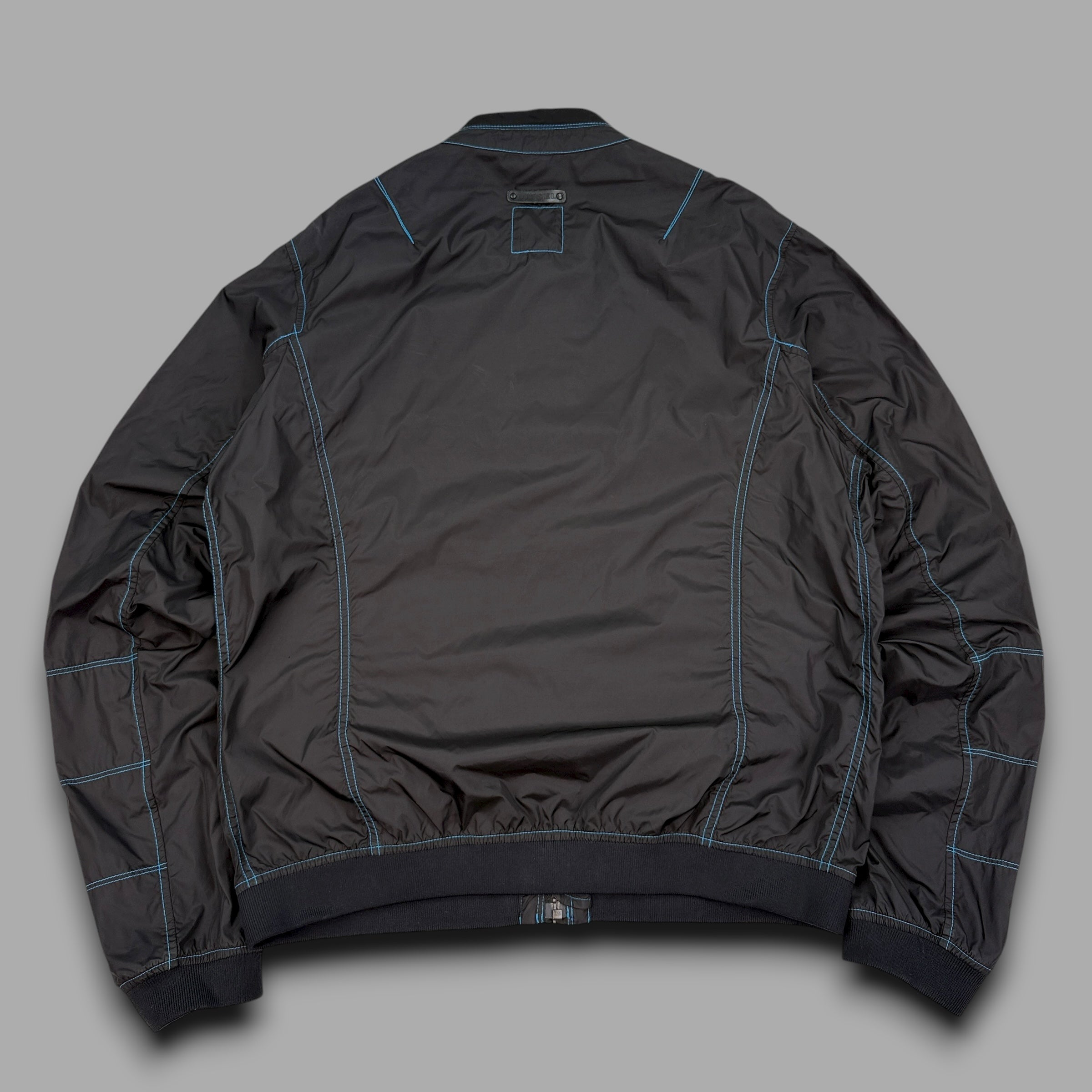 Diesel 2000's technical contrast stitch nylon coach jacket (L)