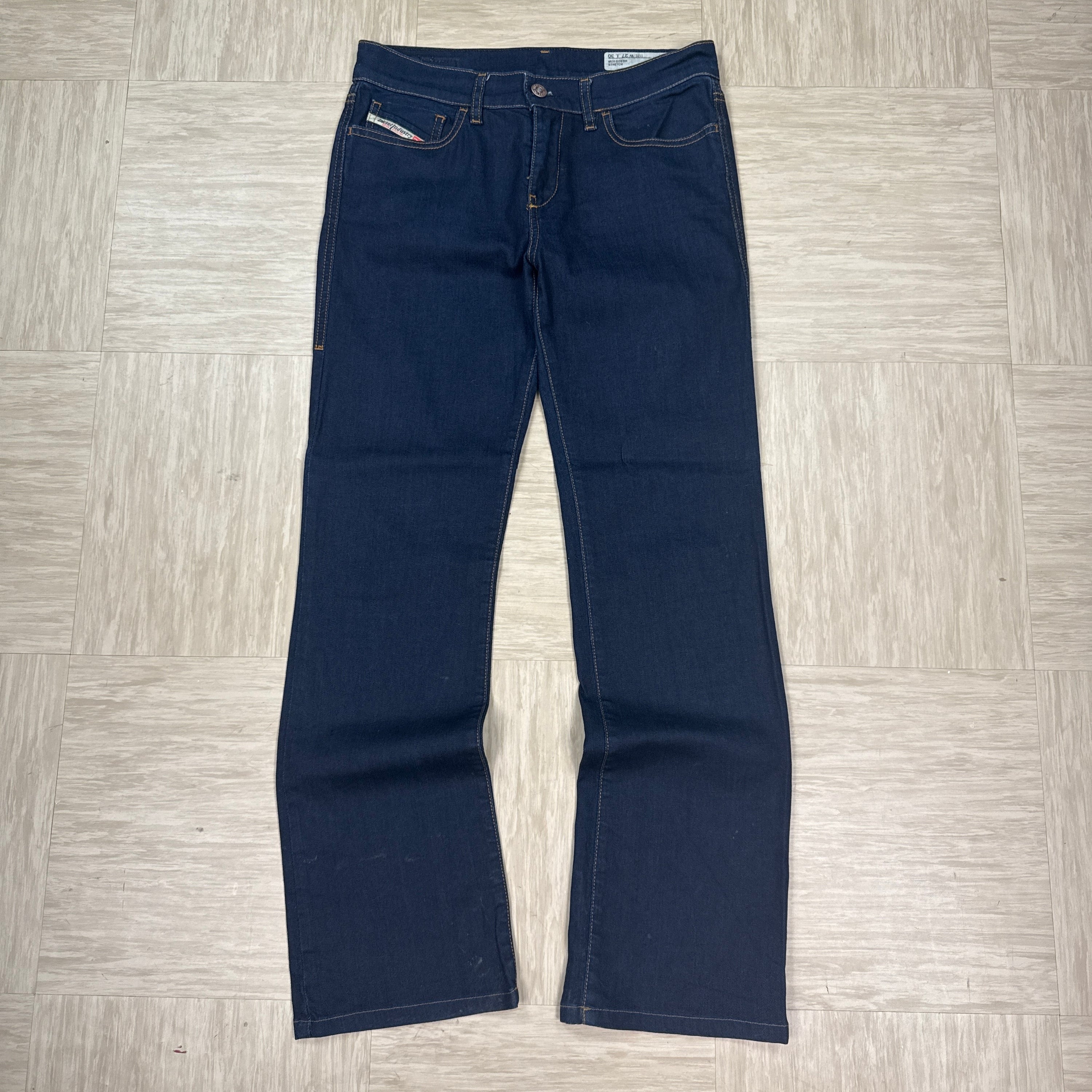 Diesel 2000's dark regular slim bootcut jeans (S)