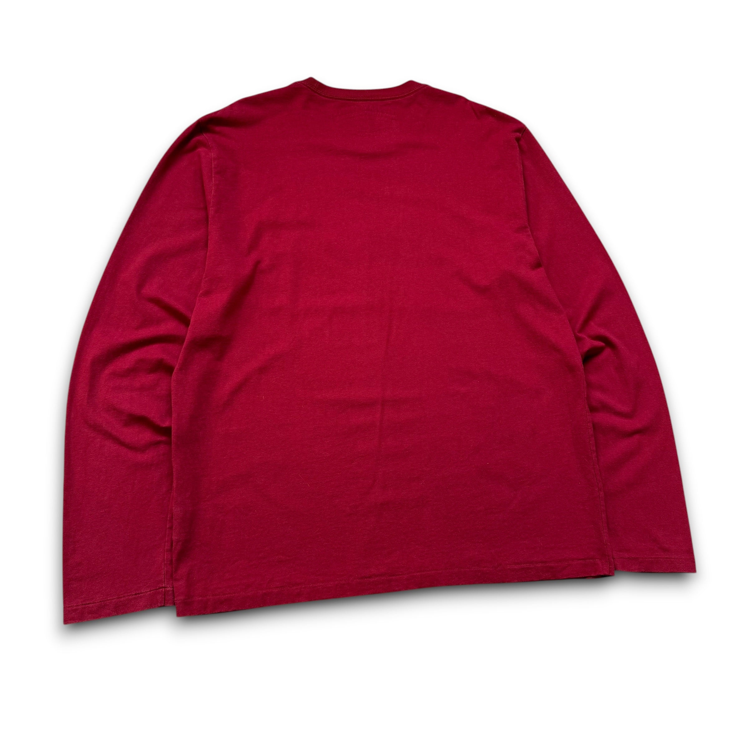 Ralph Lauren 2000's graphic embroidered long sleeve tee (L)