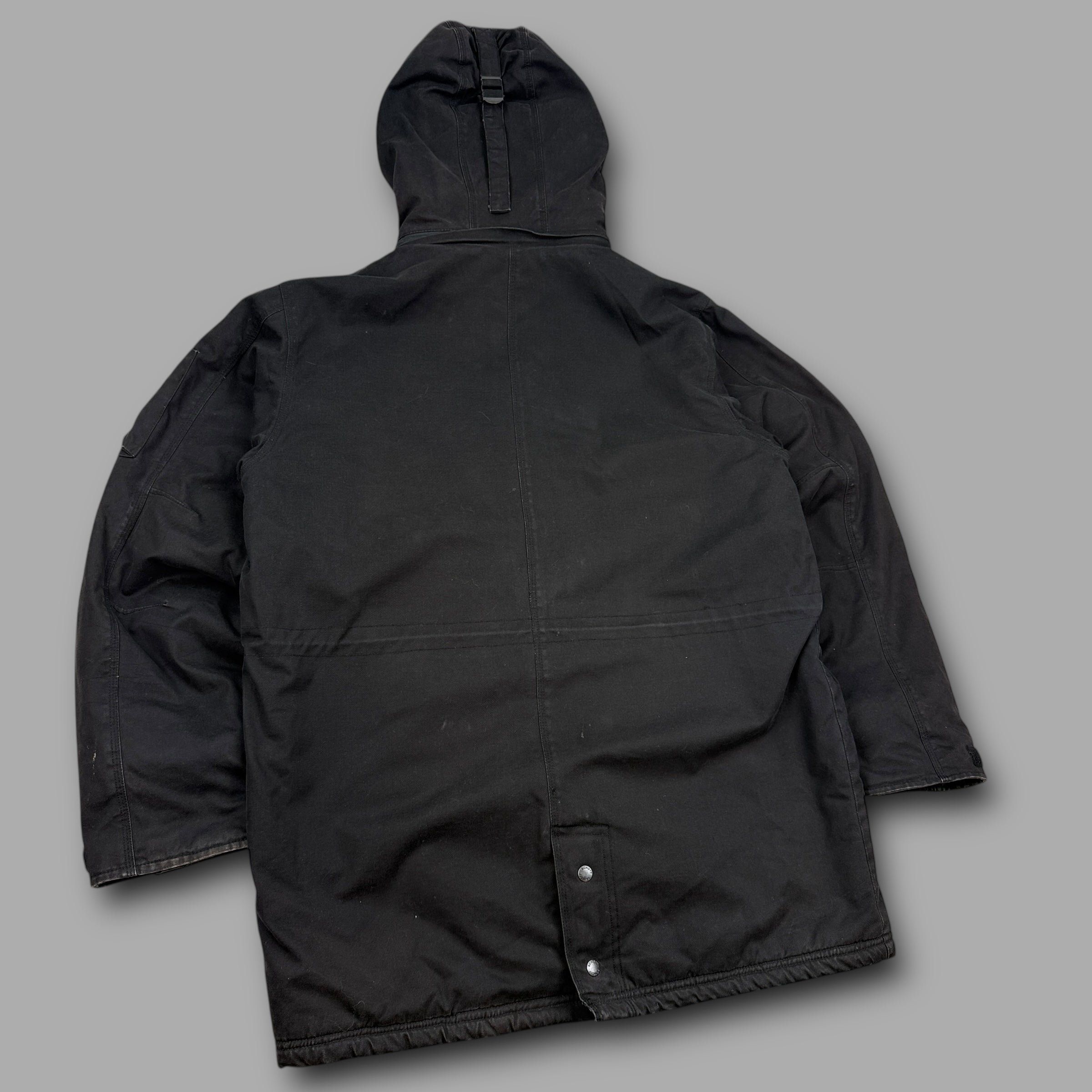 Schott NYC 2000's technical fur hood parka jacket (XL)