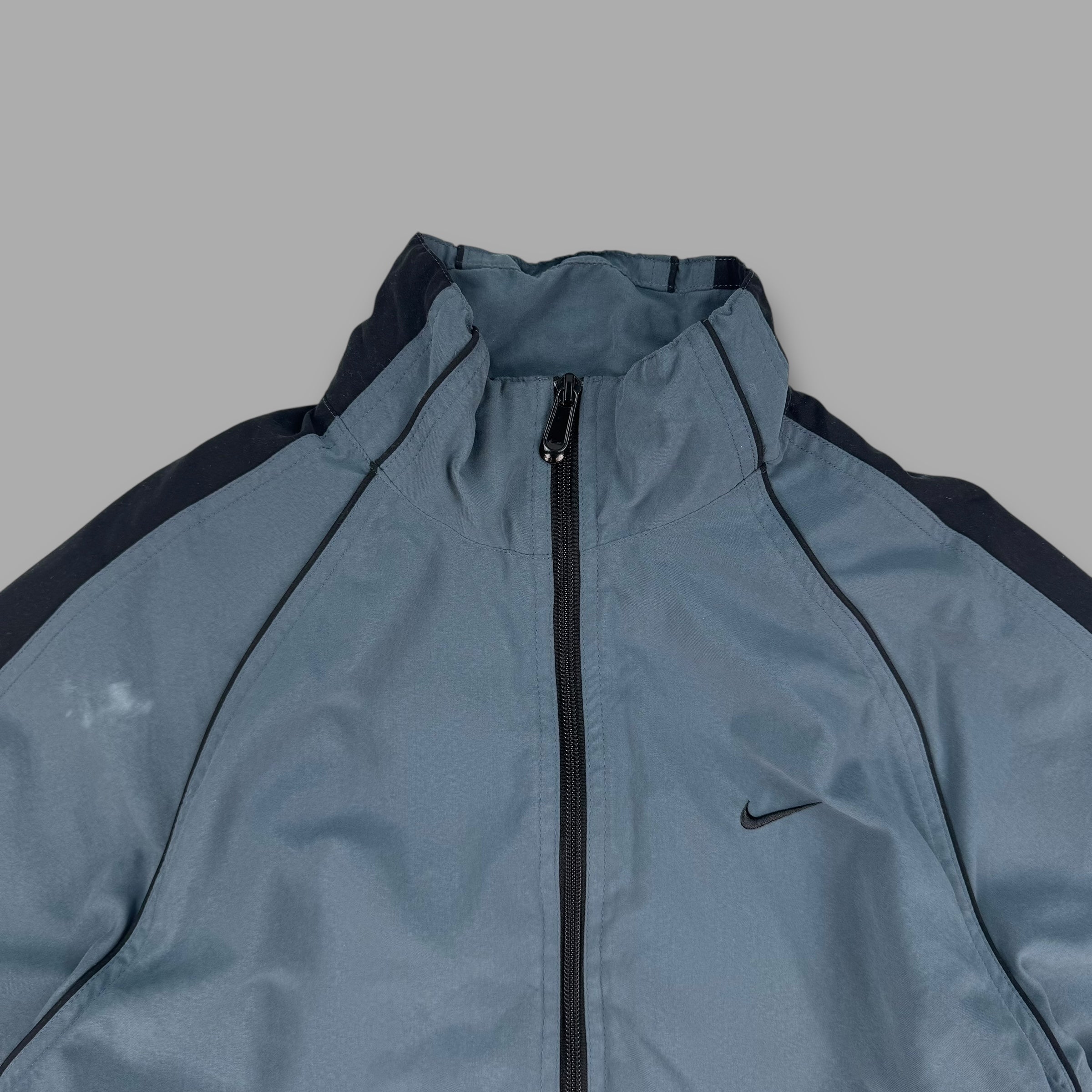 Nike 2000's technical pinstripe panelled track jacket (M)