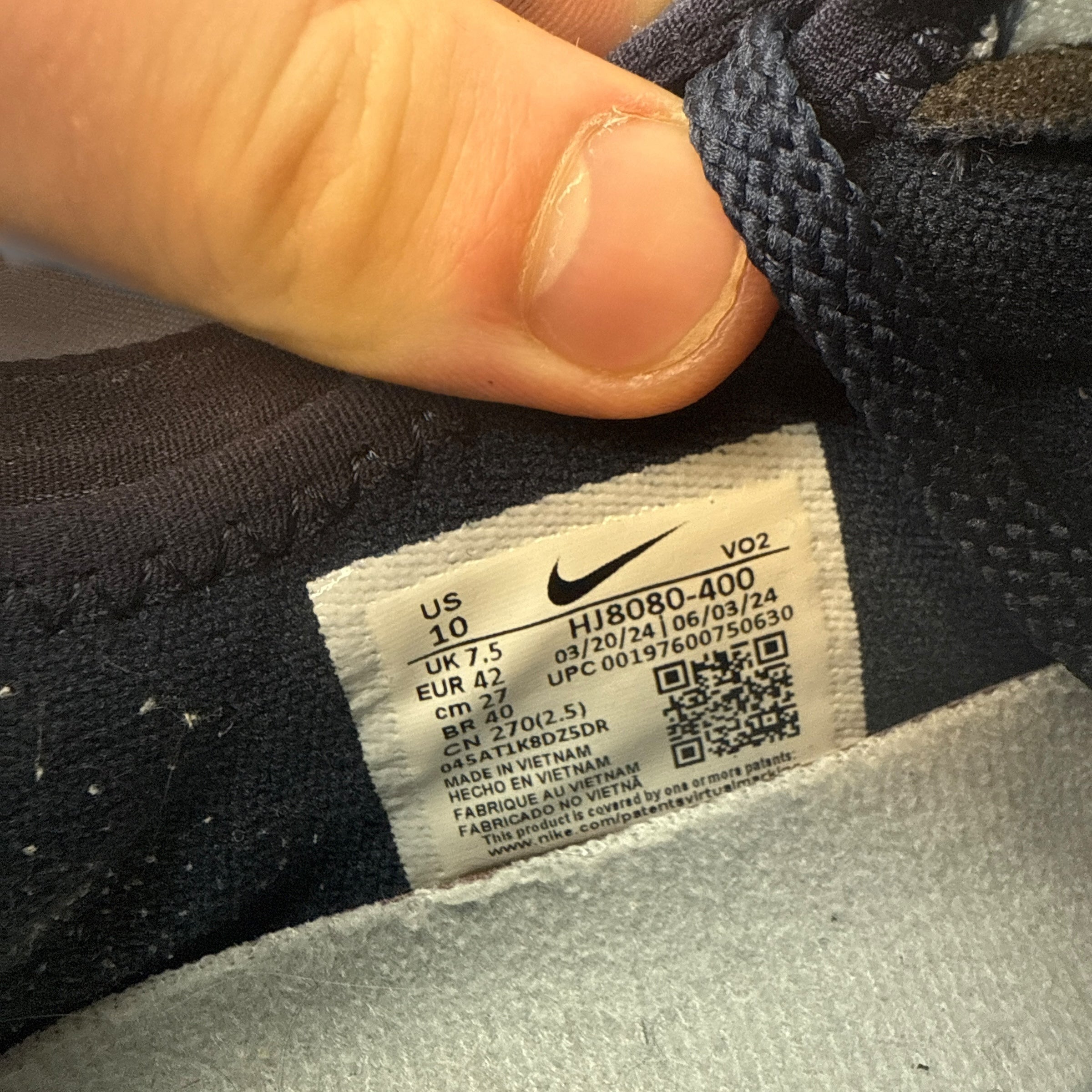 Nike airmax SNDR 'blue' (UK7.5)