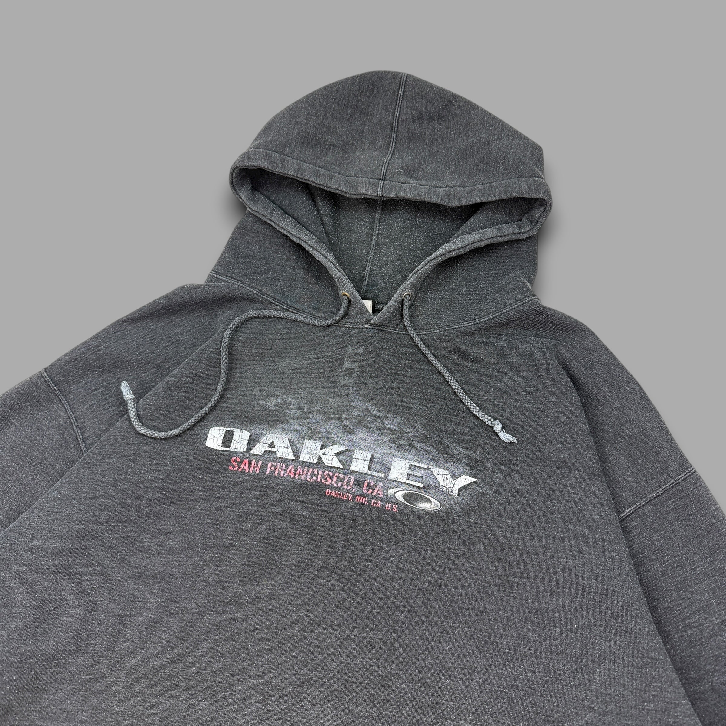 Oakley 2000's graphic spellout pullover hoodie (XXL)