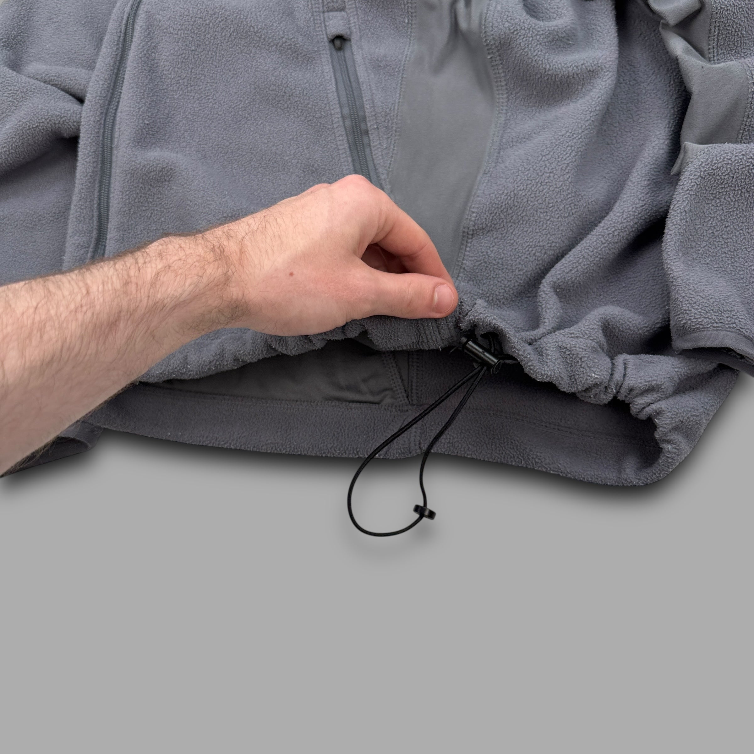 Nike 2000's technical therma-fit panelled fleece jacket (S)