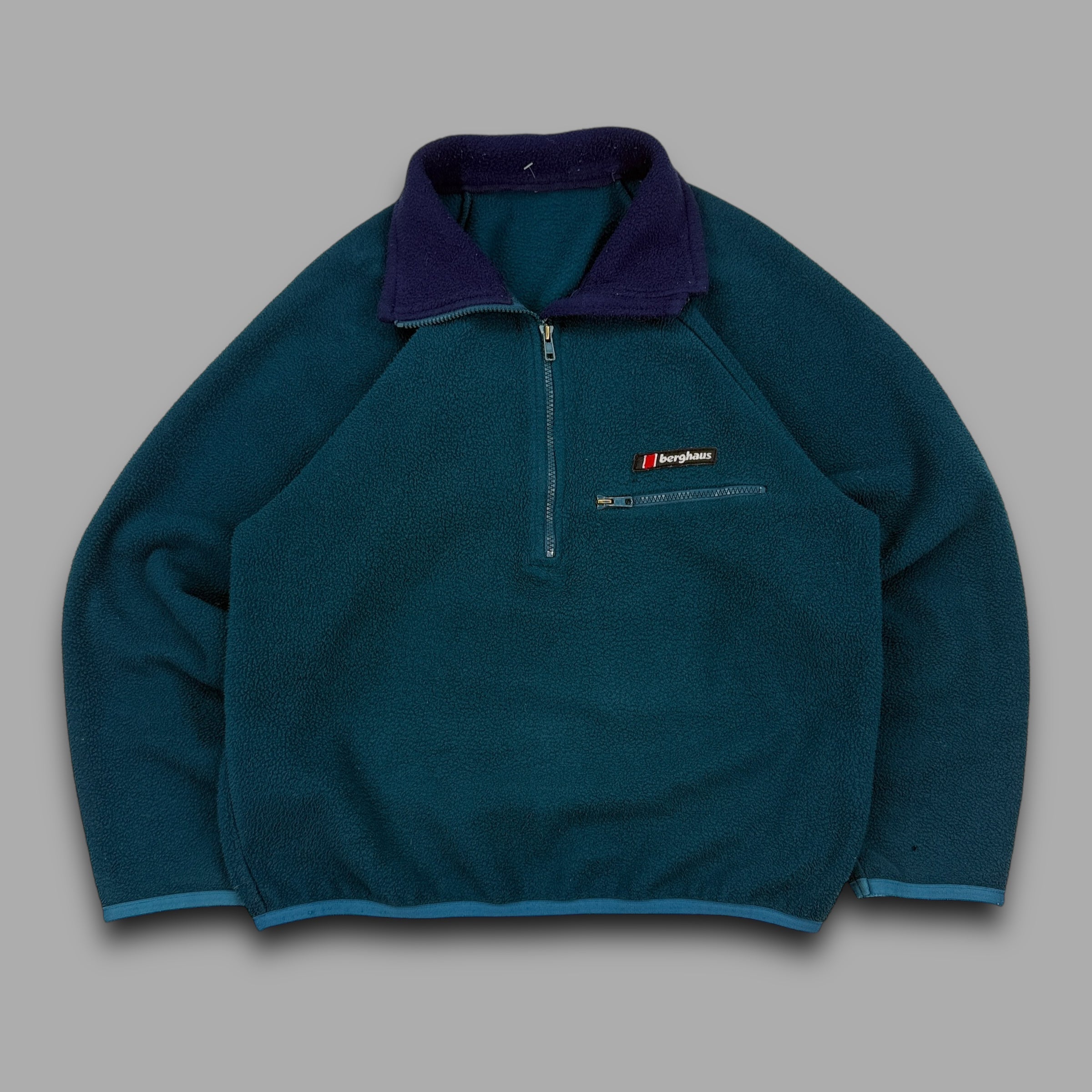 Berghaus 1990's 1/4 zip pullover fleece (S)