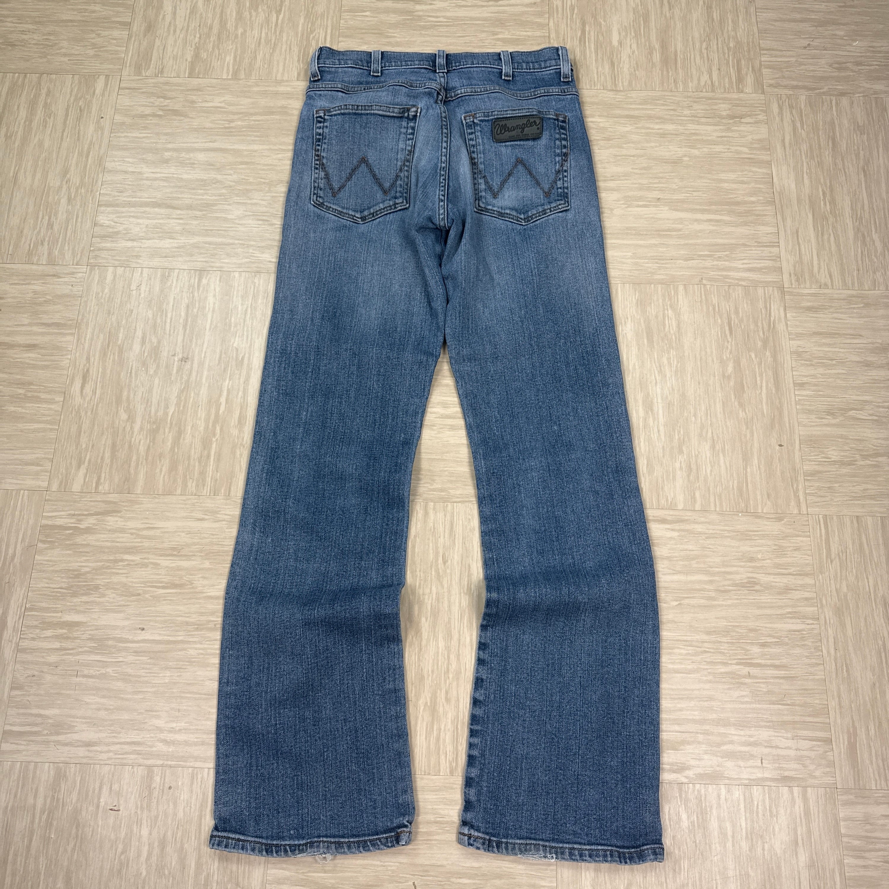 Wrangler 2000's straight fit bootcut denim jeans (S)
