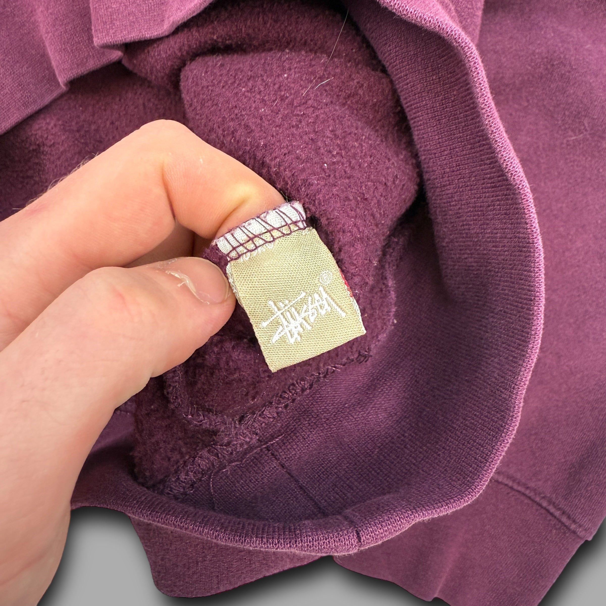 Stussy 2000's graphic camo print pullover sweatshirt (M)