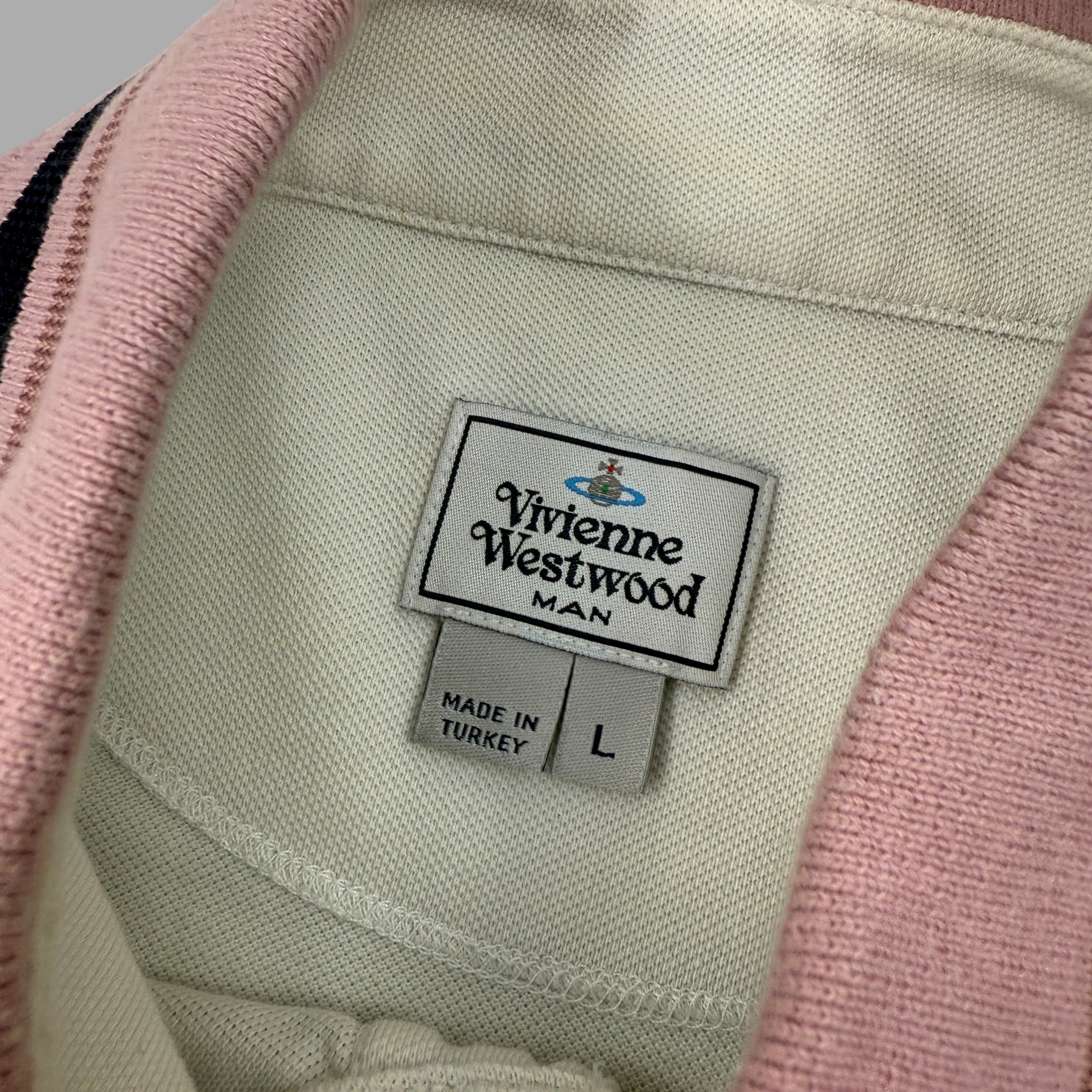 Vivienne Westwood 2000's embroidered polo shirt (L)