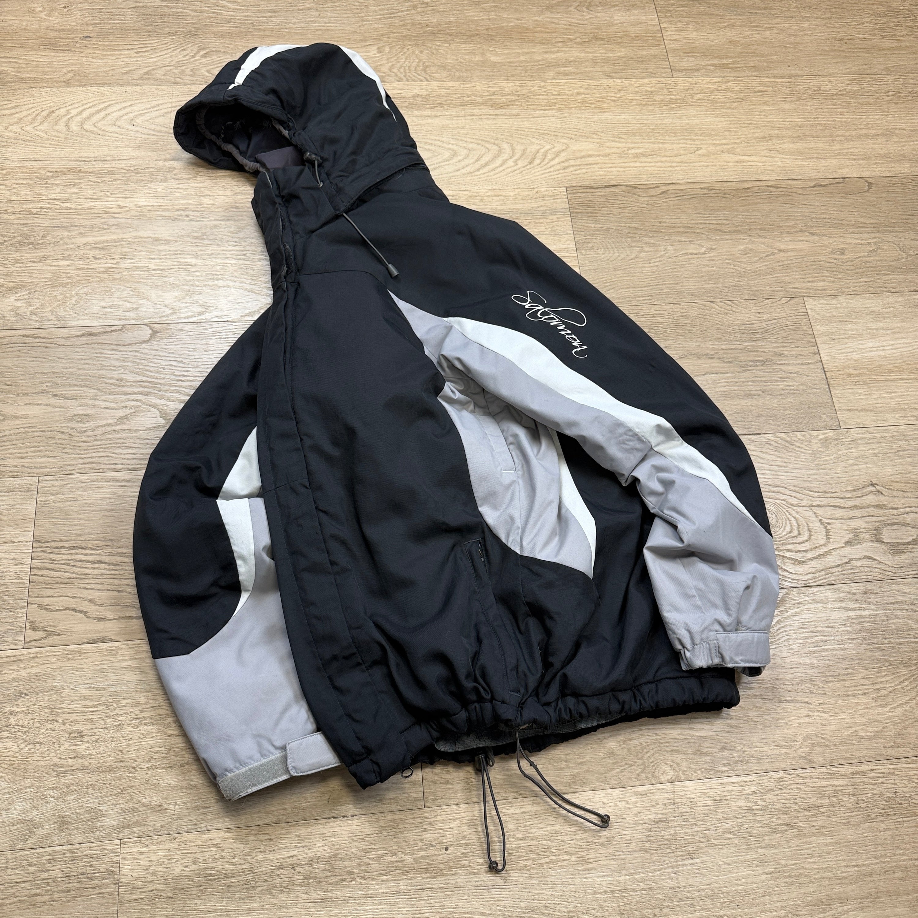 Salomon 2006 technical vented softshell panelled ski jacket (L) wms