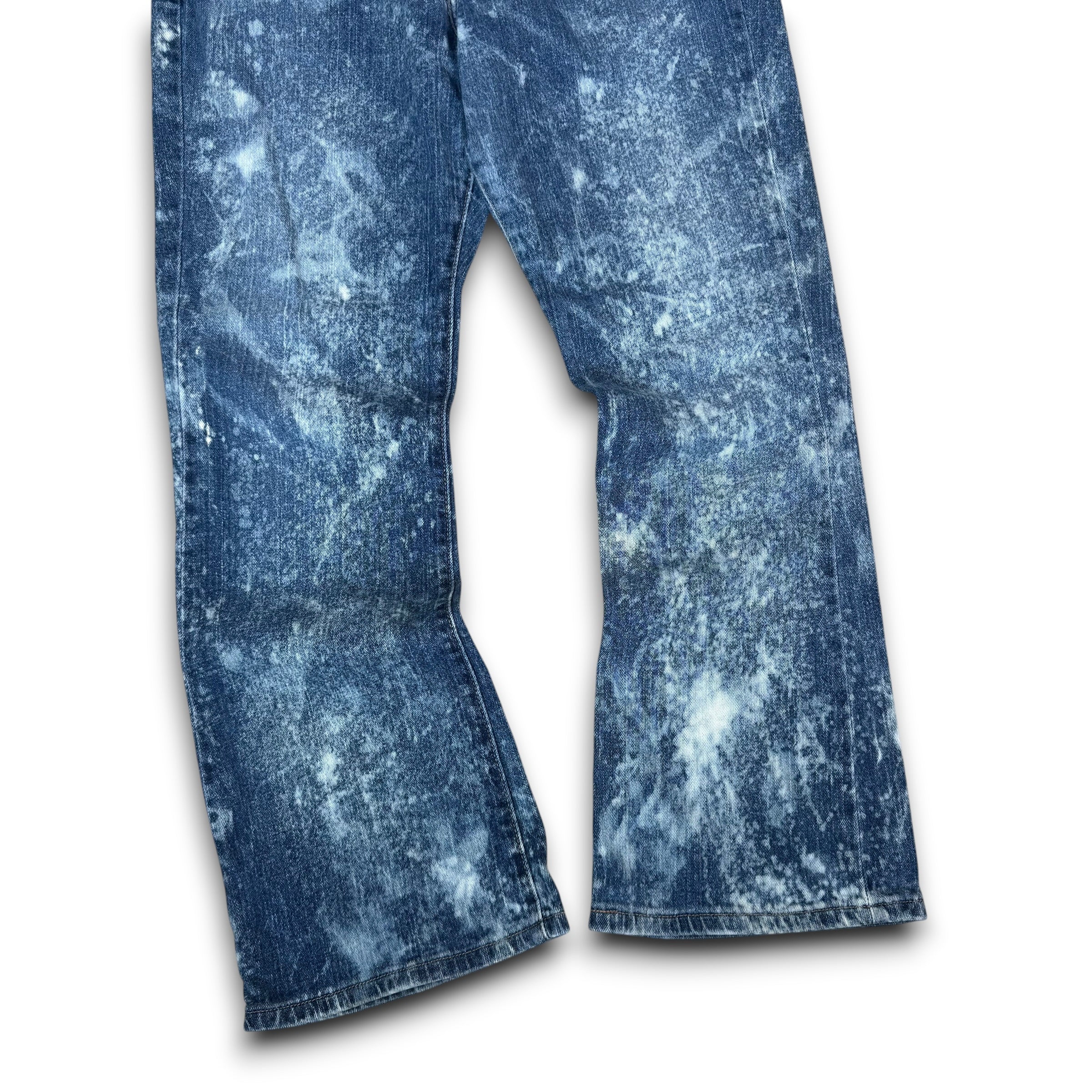 Levi's 515 2000's nouveau bootcut acid washed denim jeans (M-L)