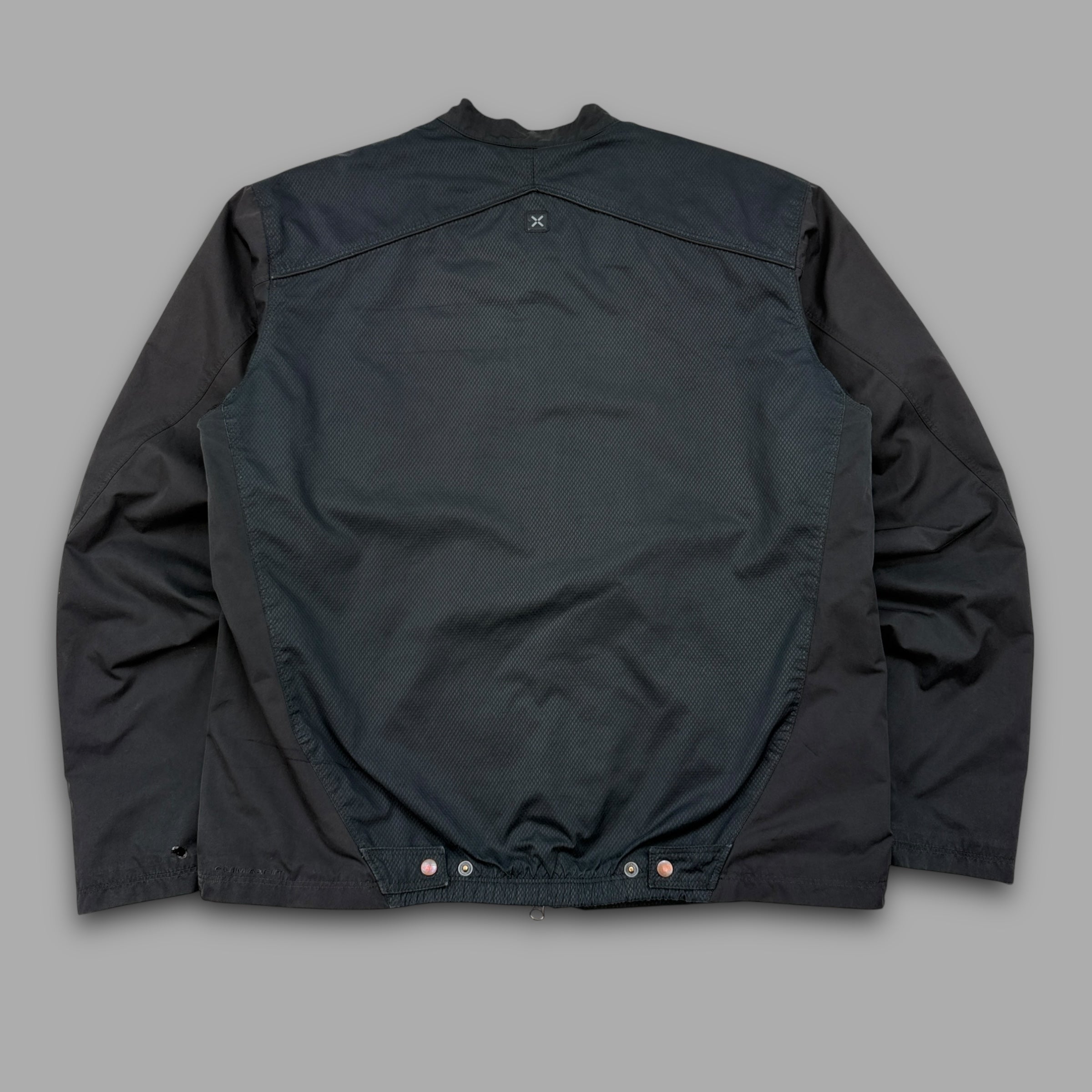 Nike clima-fit 2000's technical panelled softshell multi-pocket track jacket (S)