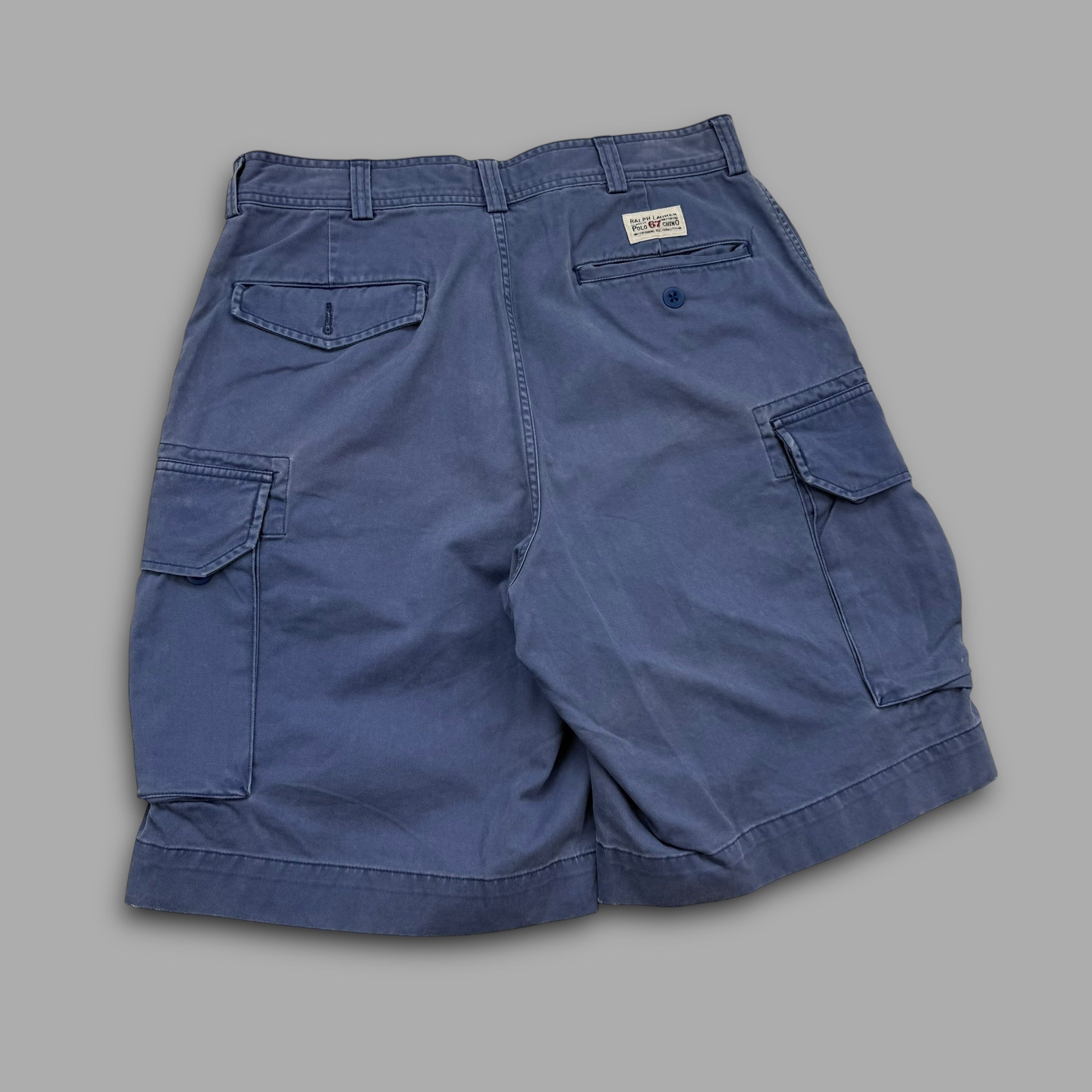 Ralph lauren 2000's baggy cargo shorts (M)